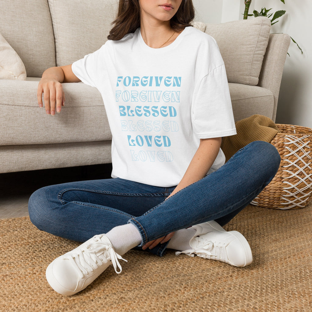 Forgiven, Blessed, Loved — Tee