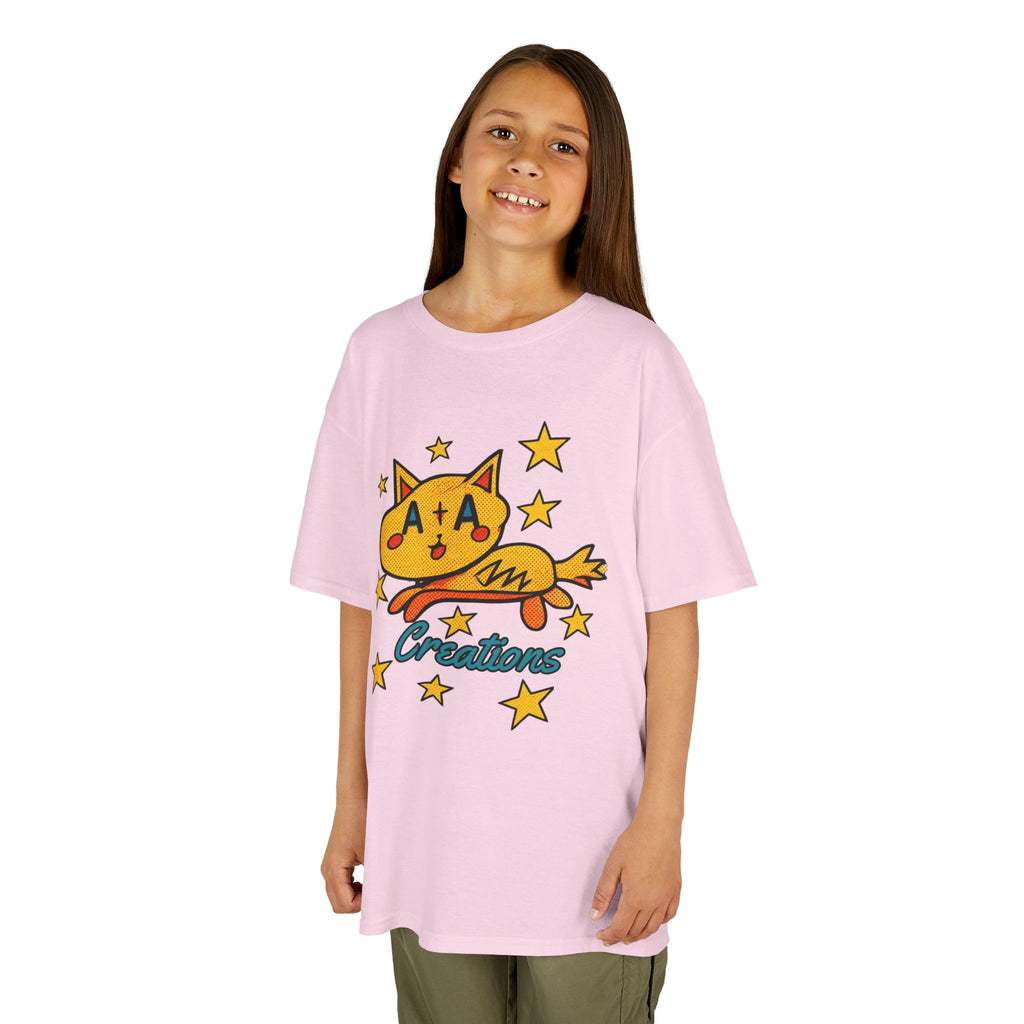 'A+A Creations' Star Gaze Kitty -  Kids Tee