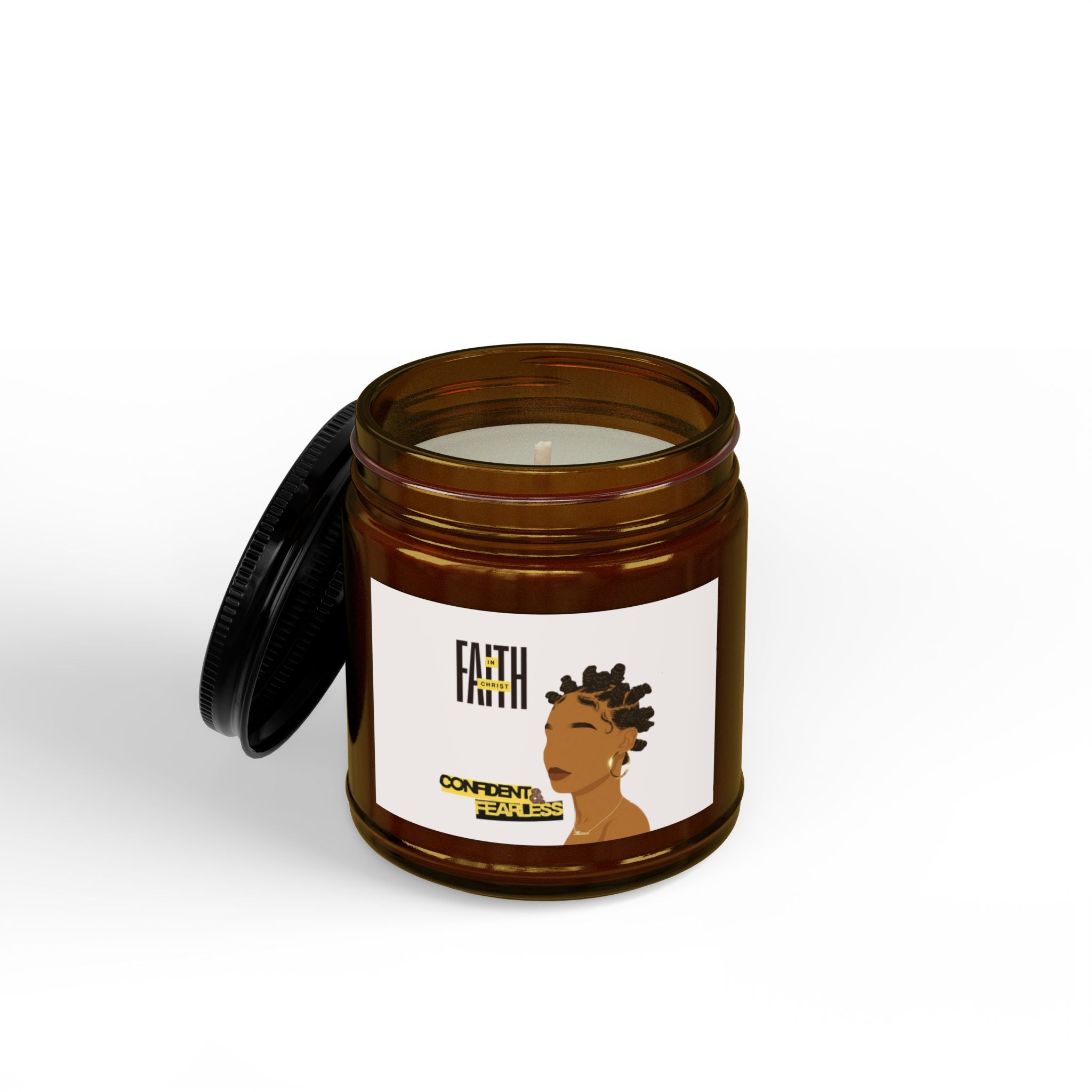 'Faith in Christ': Confident & Fearless — Soy Candle (4oz & 9oz)