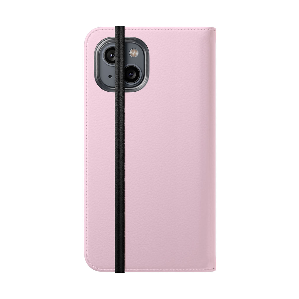 Pink Bee Logo Flip Phone Case — theOlivetbee Wallet Cover