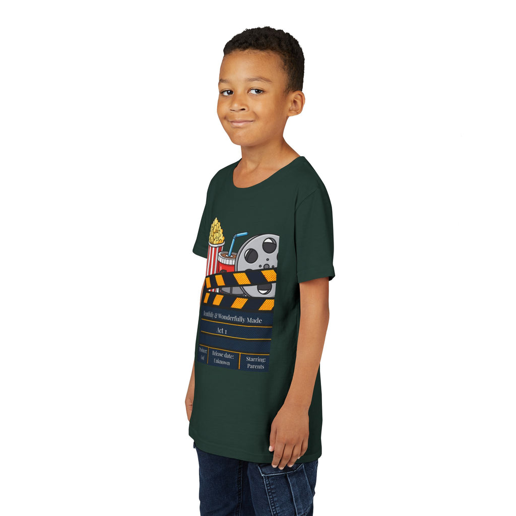 'Beautifully & Wonderfully Made'  — Kids Movie Night Tee