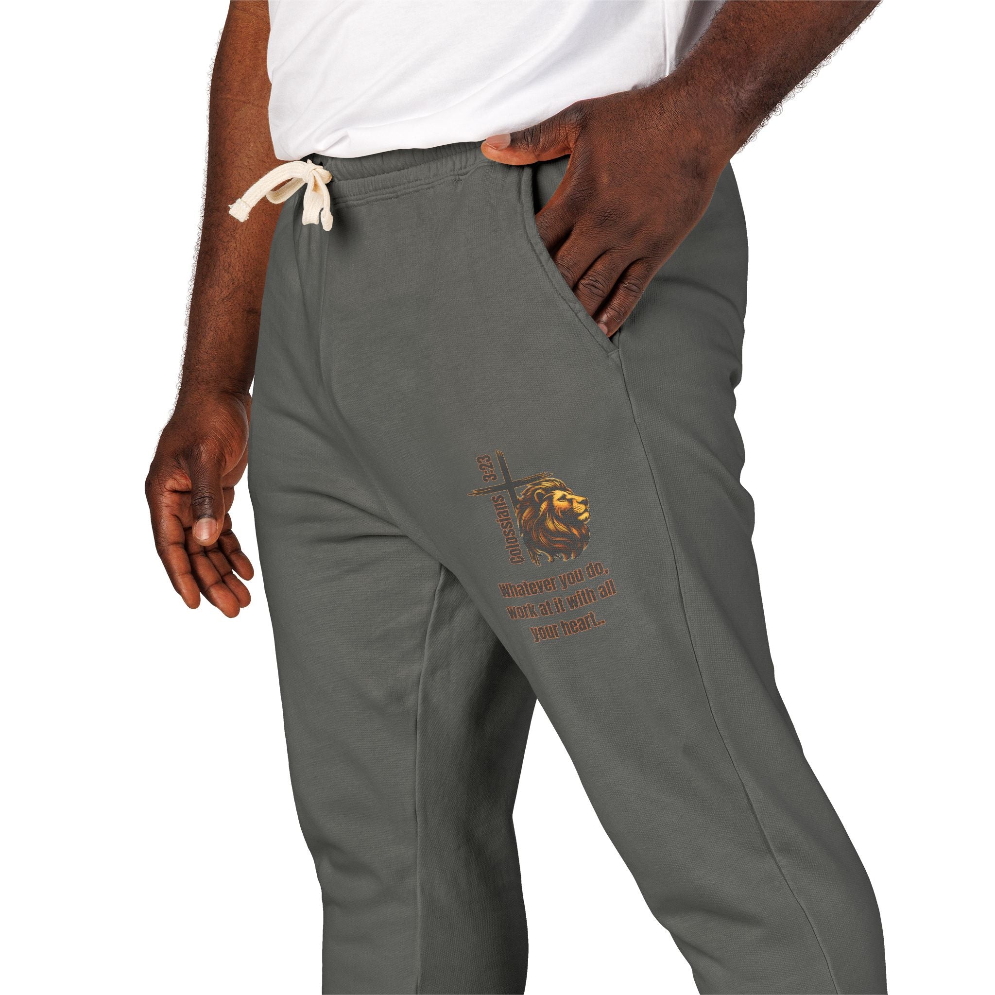 Colossians 3:23: Fleece Joggers