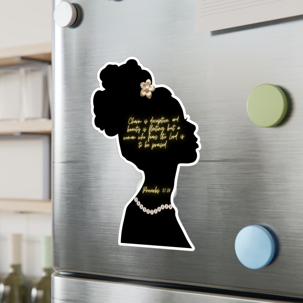 Proverbs 31:30: Pearls— Sticker