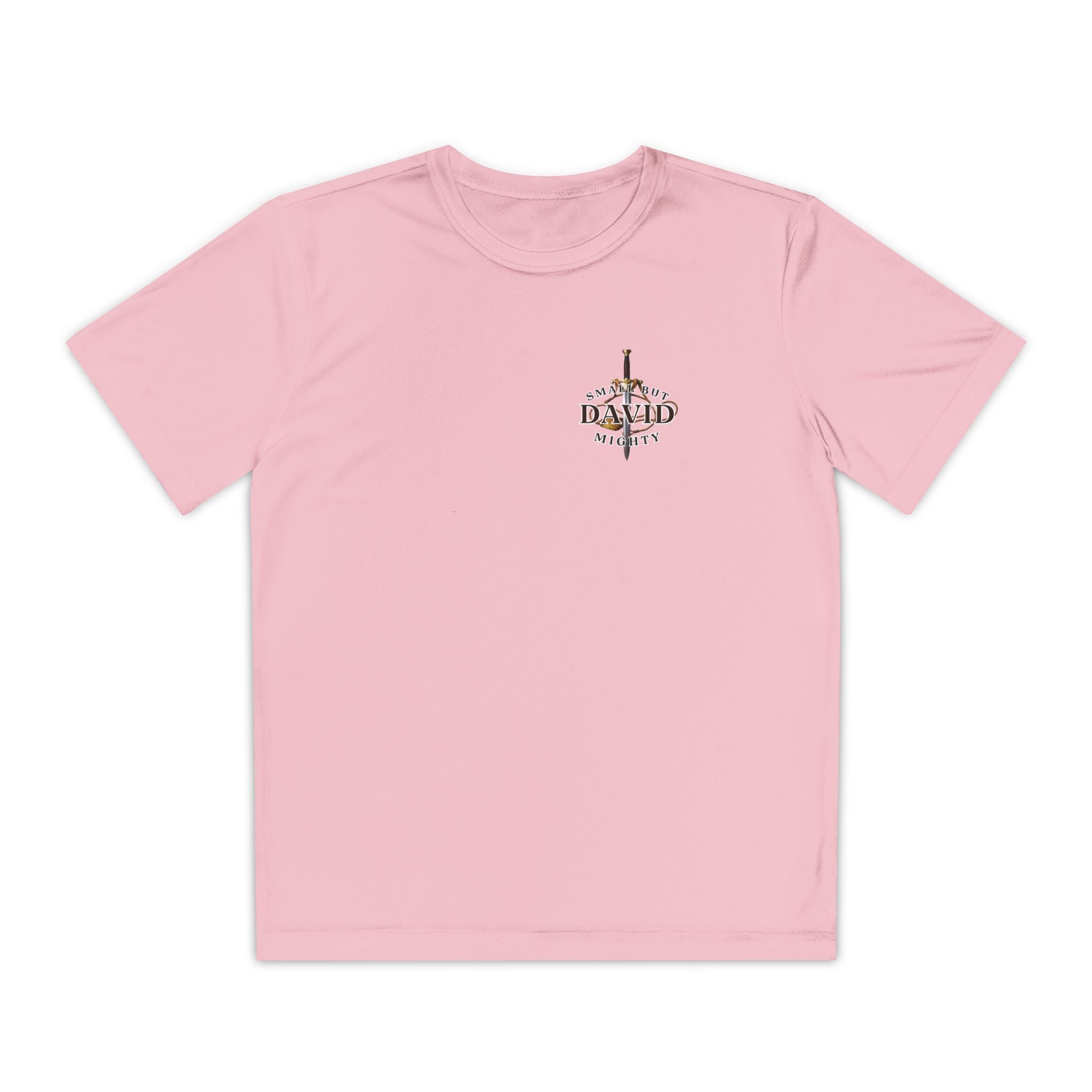 1 Timothy 4:12: 'Small But Mighty' Stones Youth Competitor Tee
