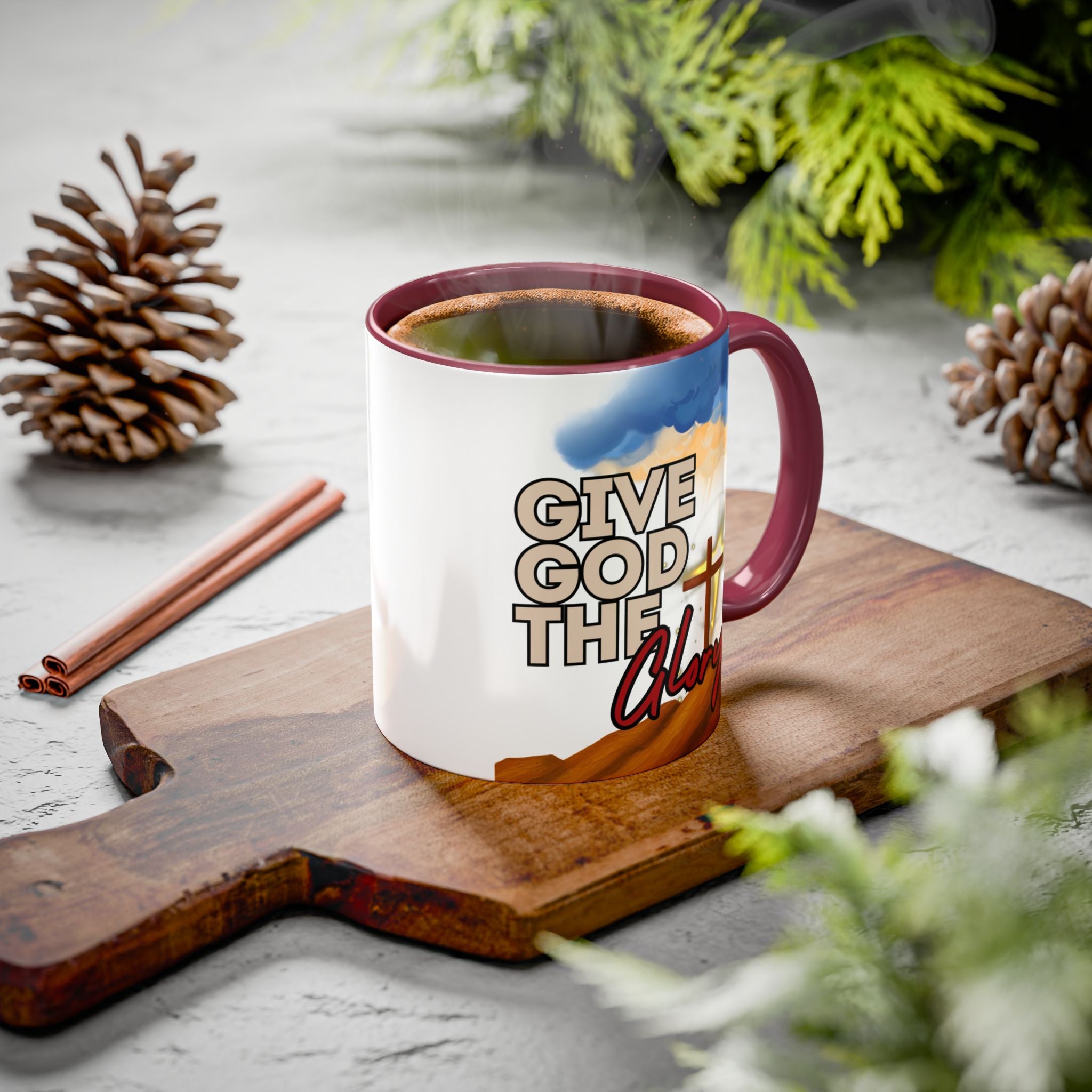 'Give God the Glory' Mug (11oz/15oz)