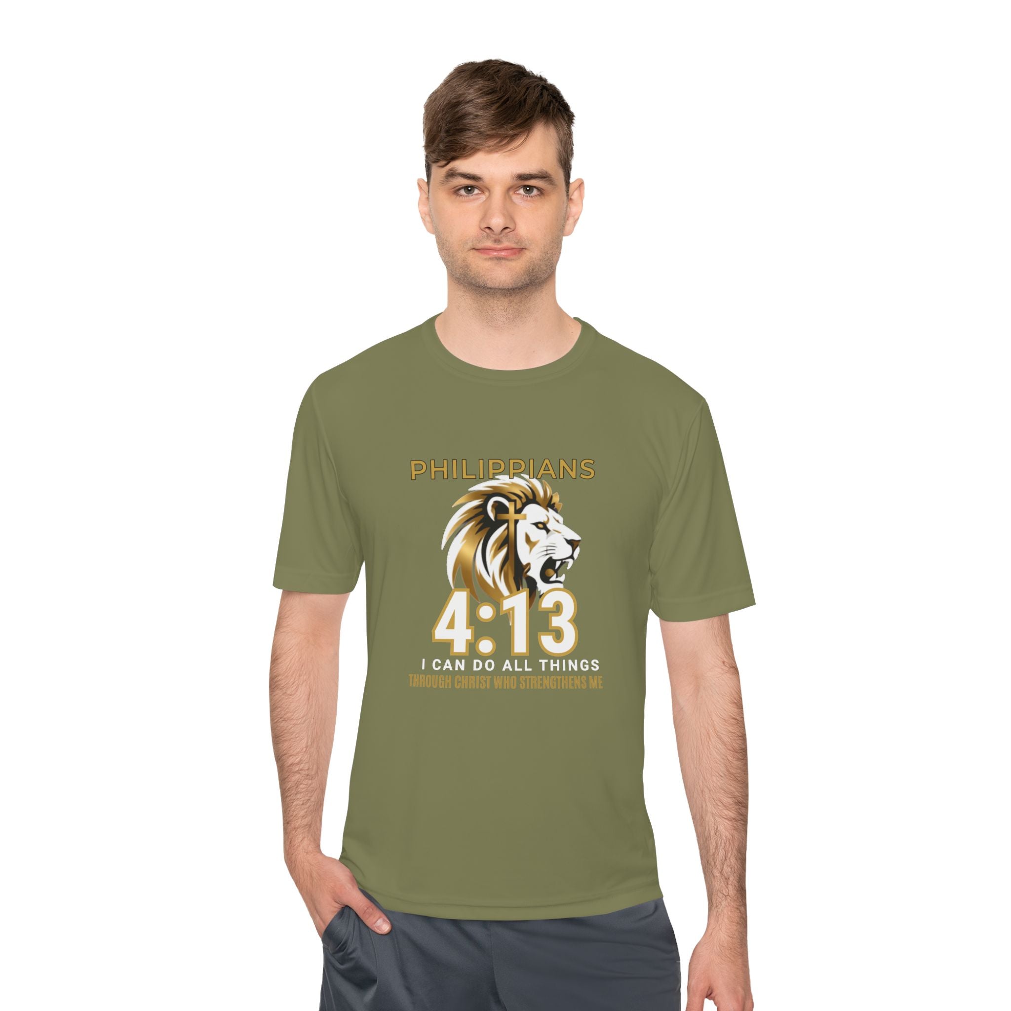 Philippians 4:13: "I Can Do All Things" — Moisture Wicking T-Shirt