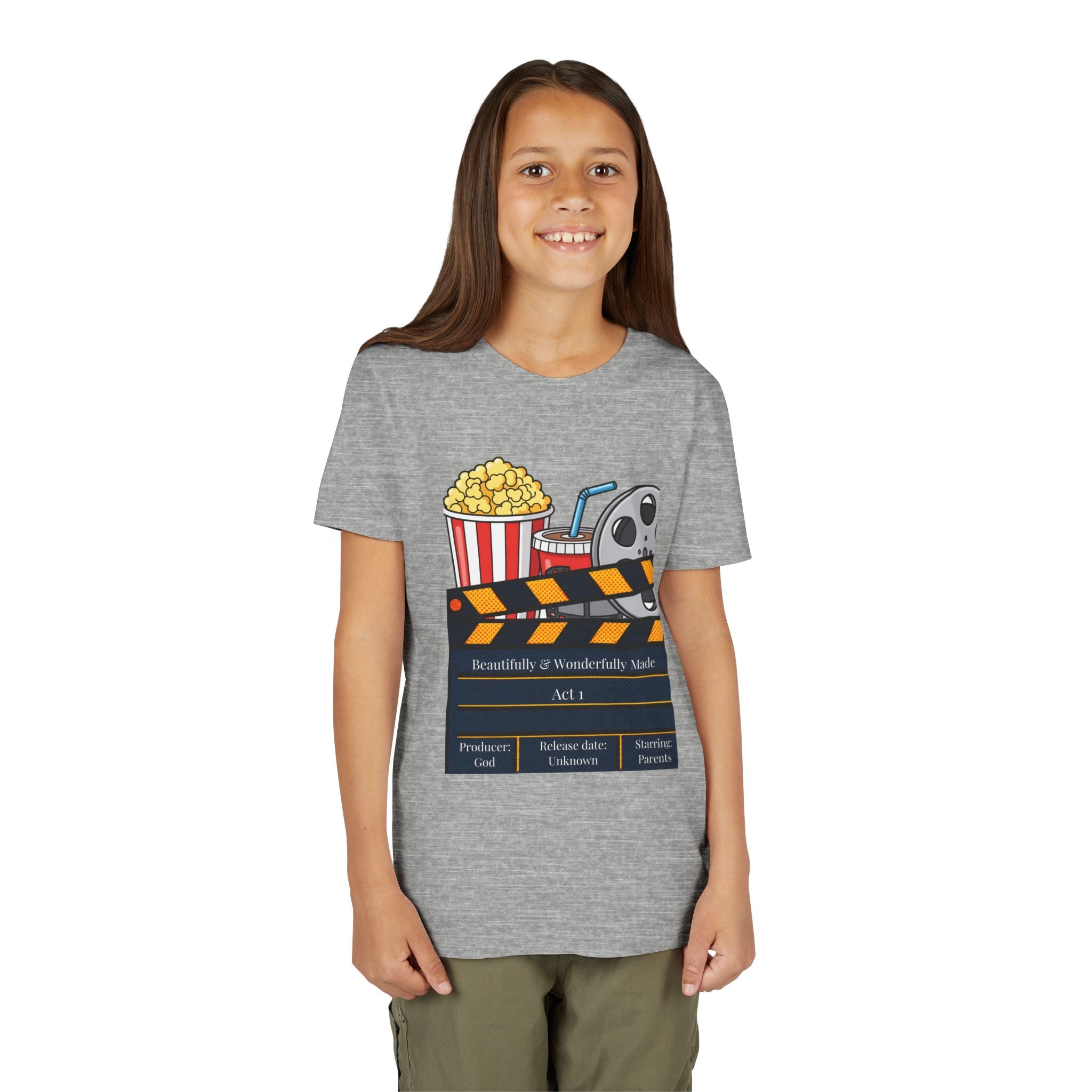 'Beautifully & Wonderfully Made'  — Kids Movie Night Tee