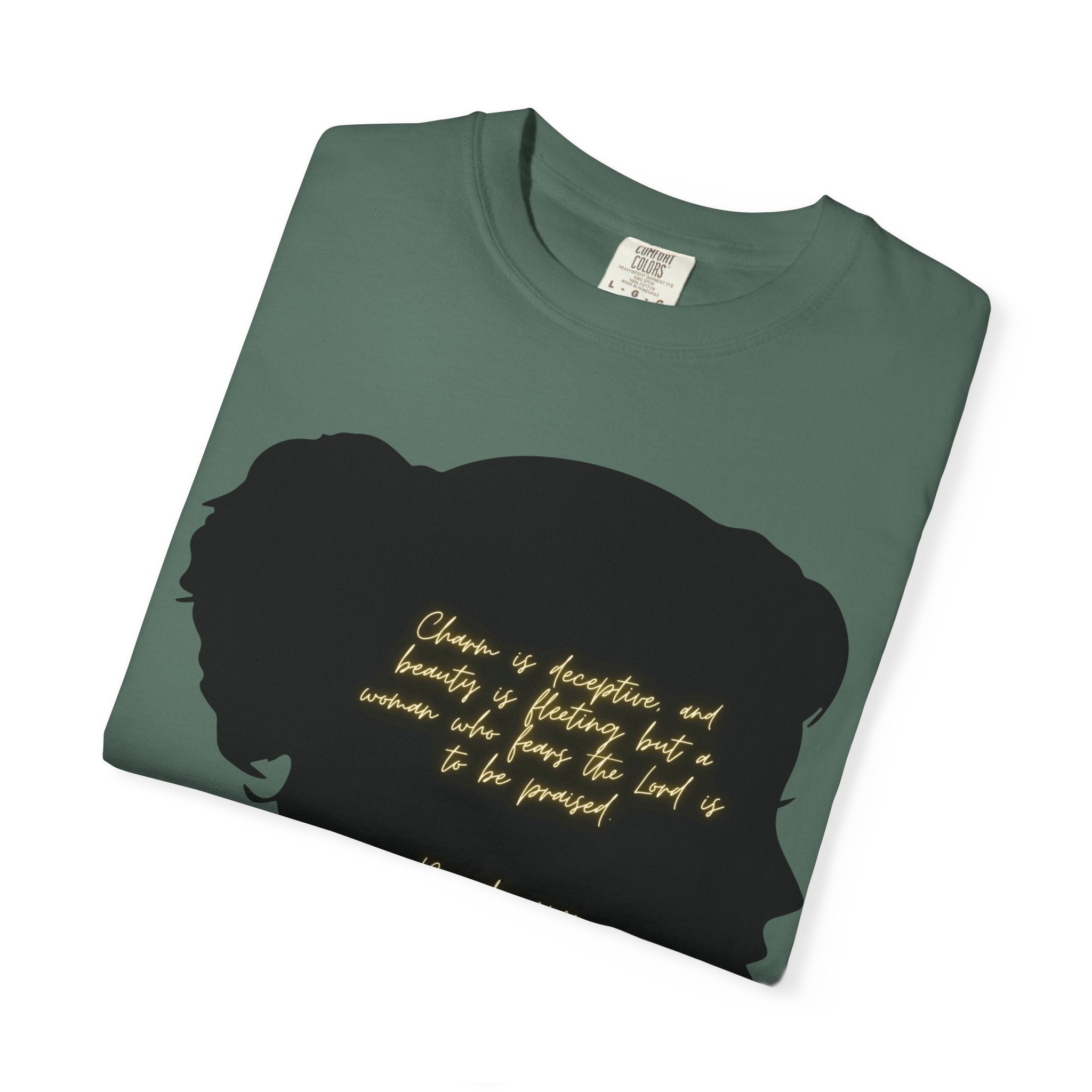 Proverbs 31:30 Gold Scarf - T-Shirt