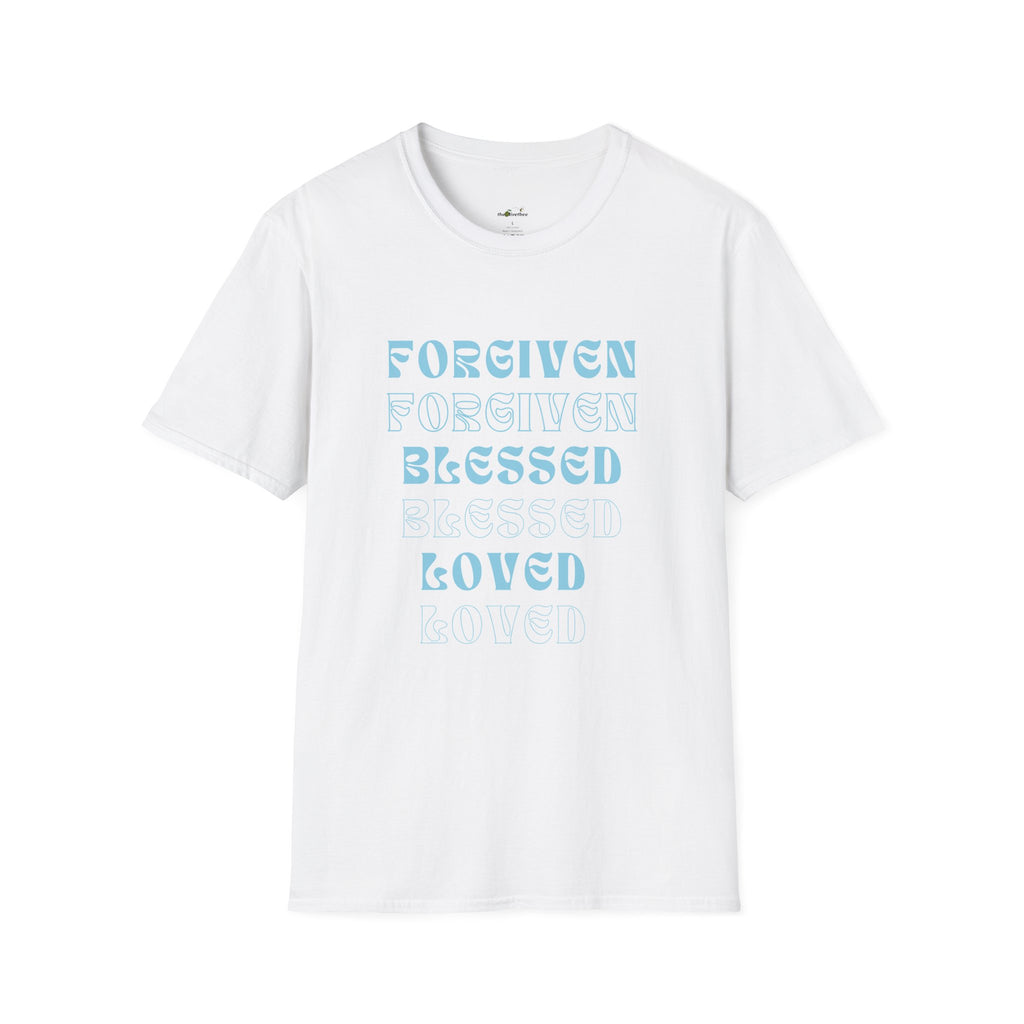 Forgiven, Blessed, Loved — Tee