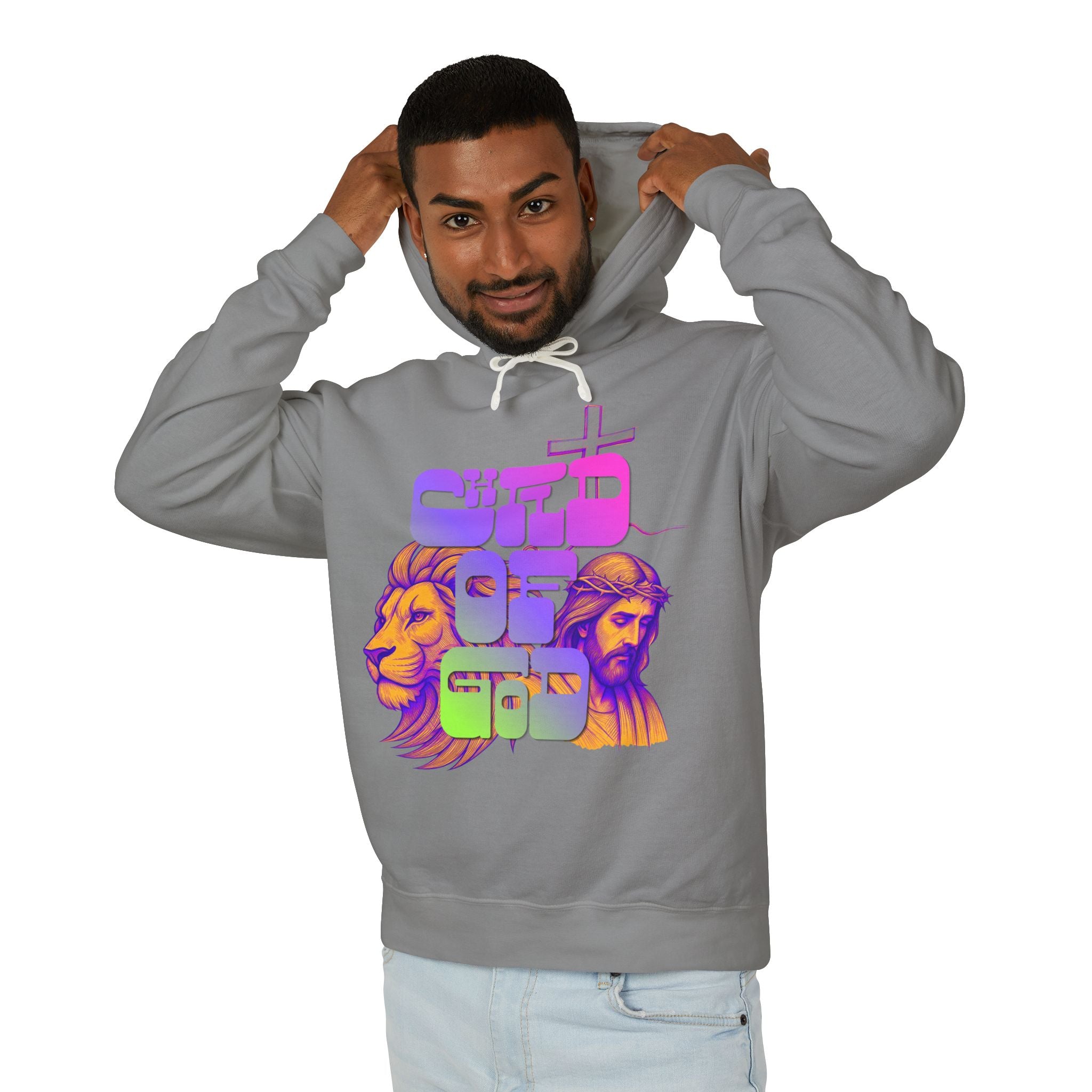 'Child Of God' Lightweight Hooded Sweatshirt
