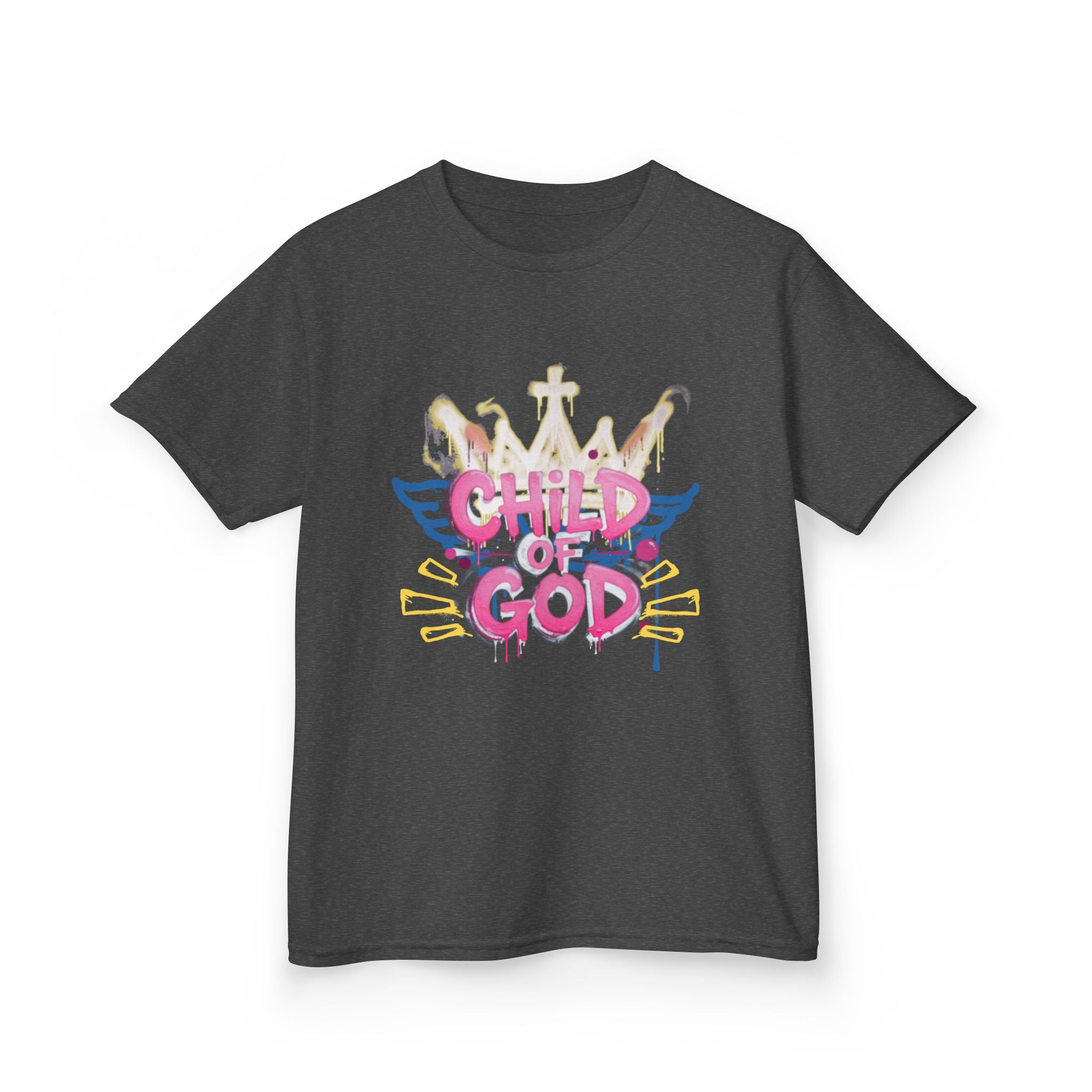 'Child of God' — Angel Wings Graphic Kids Tee
