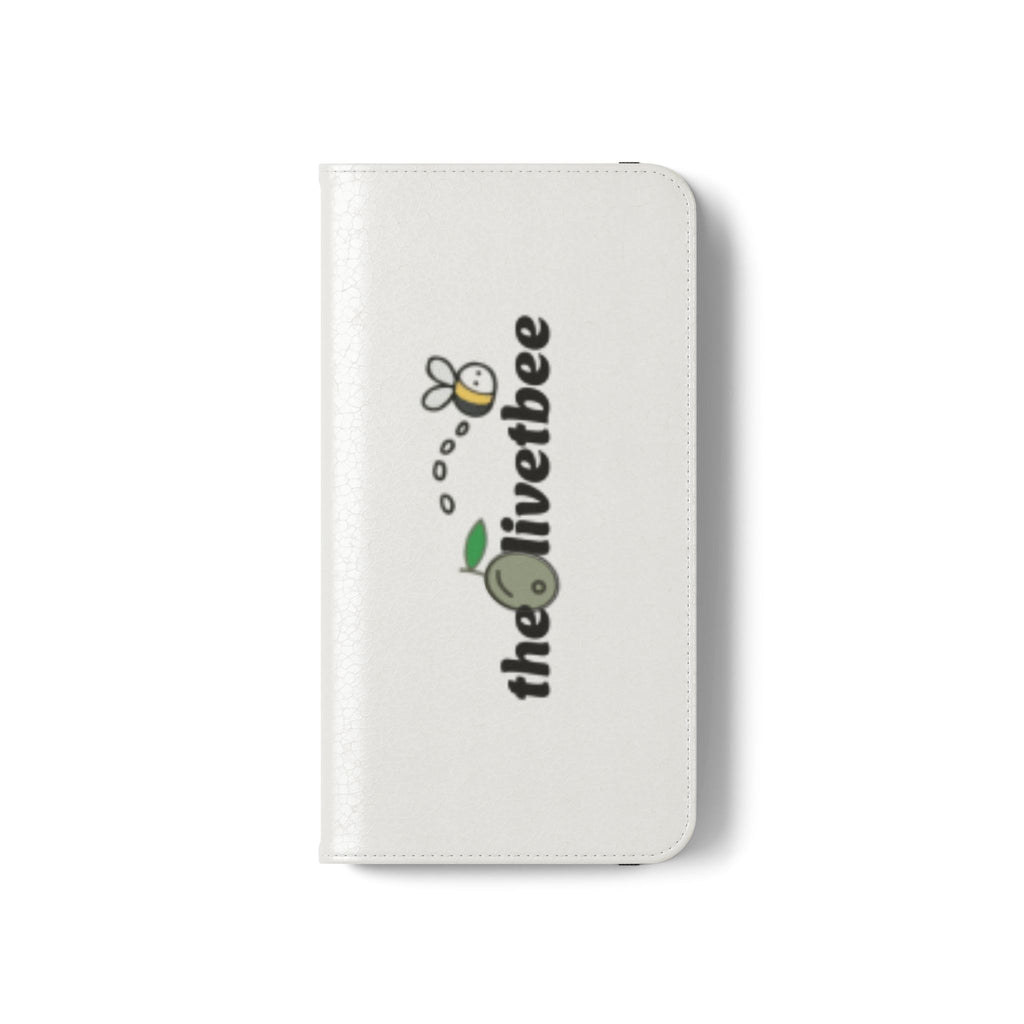 Flip Case Phone Wallet — 'theOlivetbee' Folio with Card Slots