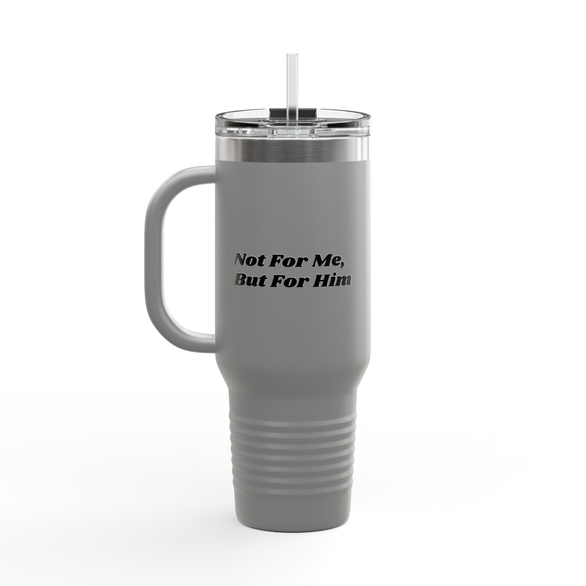 40oz Insulated Travel Mug — "theOlivetbee" Stainless Tumbler with Straw
