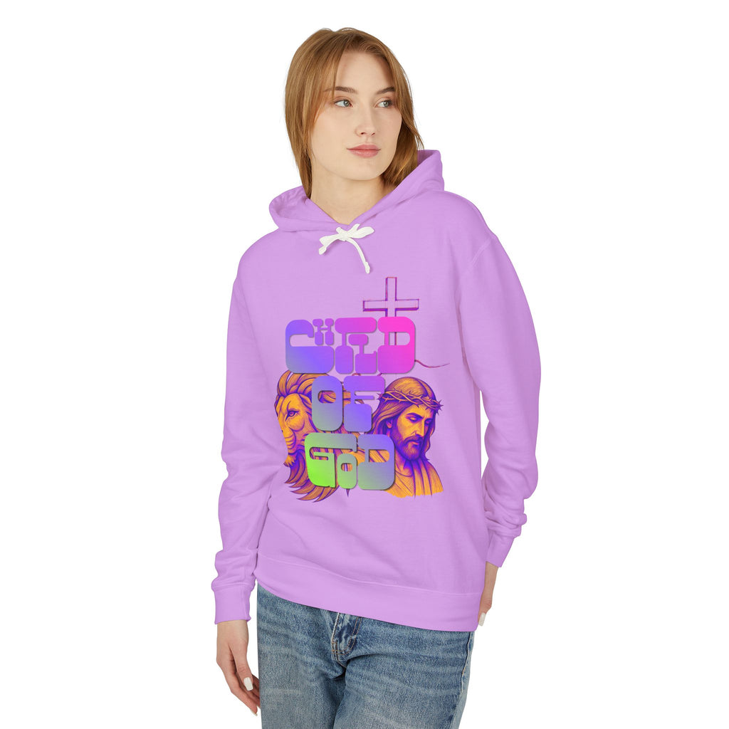 'Child Of God' Lightweight Hooded Sweatshirt