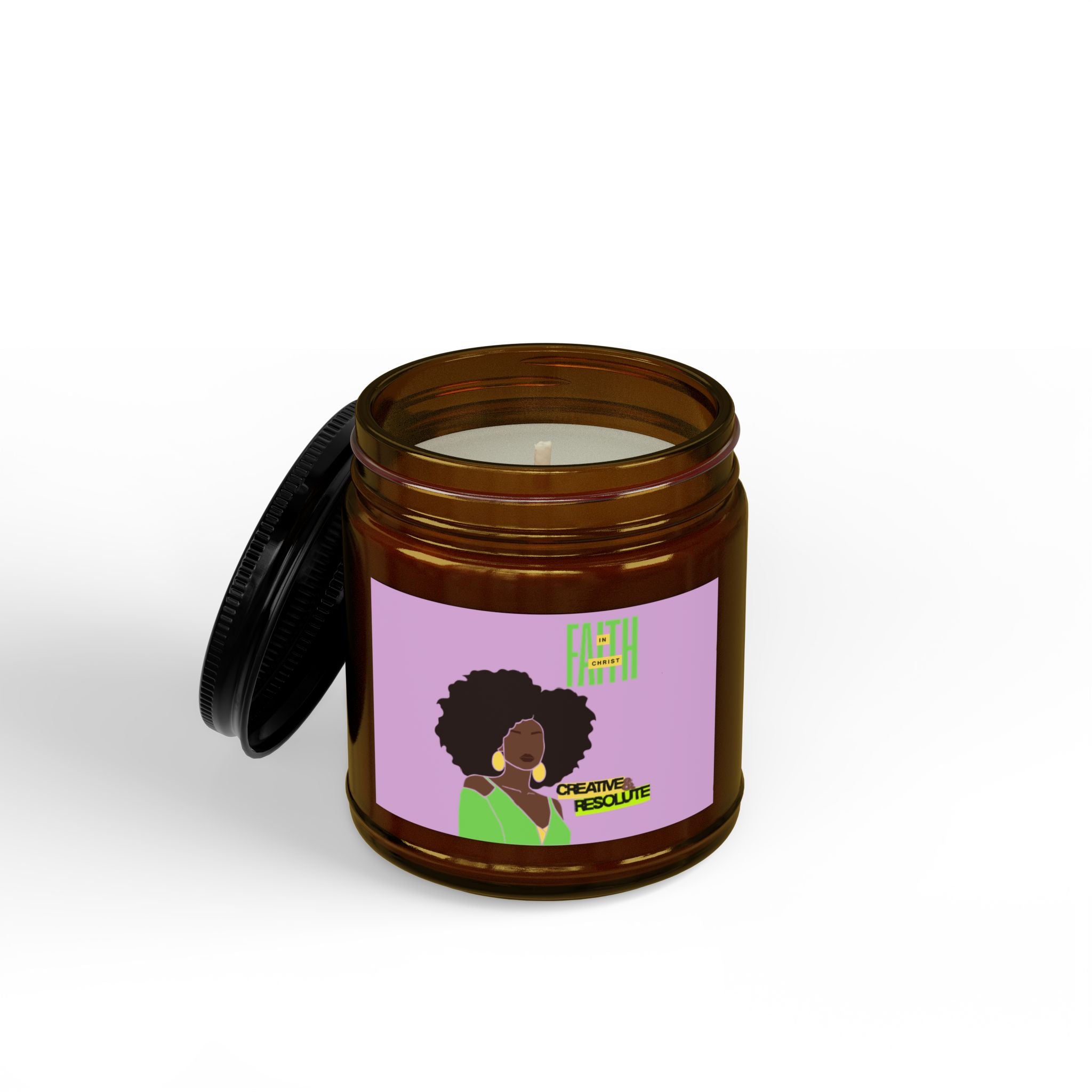 'Faith in Christ': Creative & Resolute — Soy Candle (4oz & 9oz)