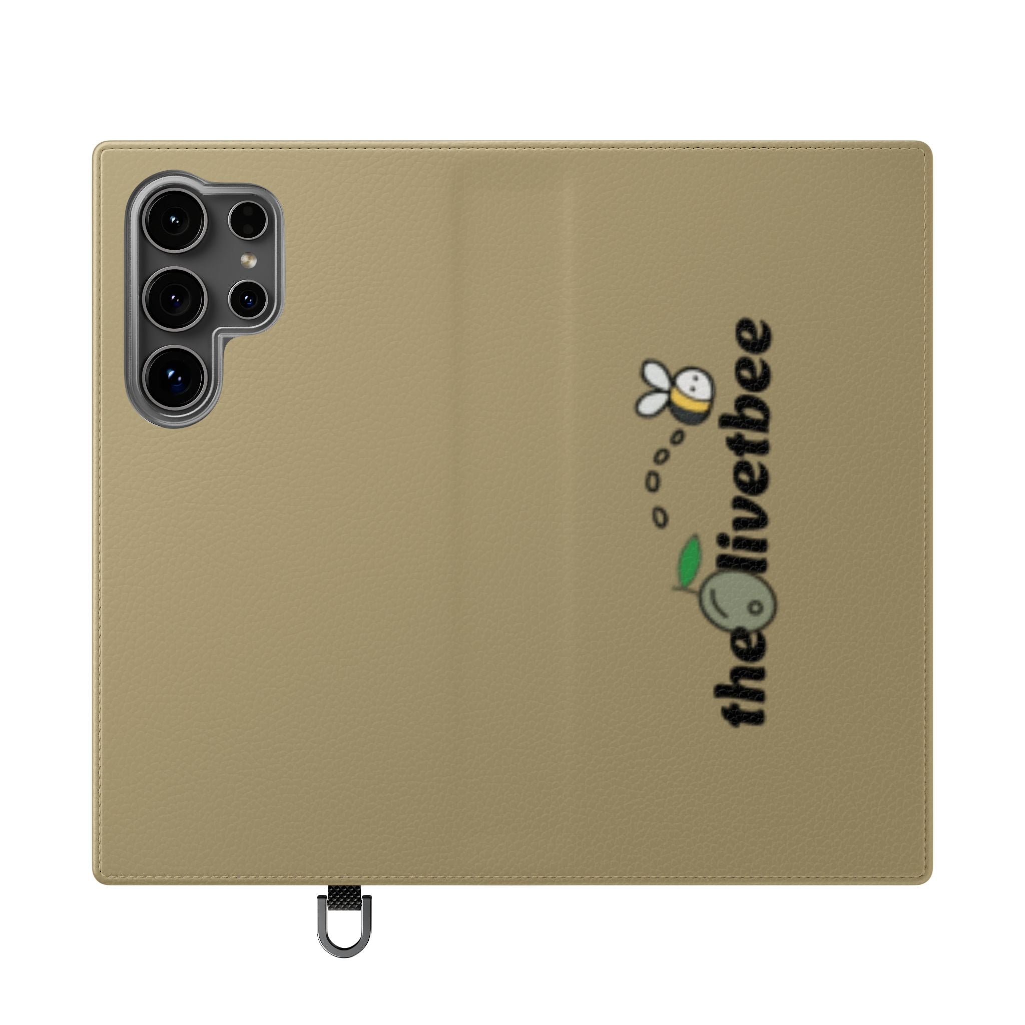 Flip Case Phone Wallet — 'theOlivetbee' Logo Folio Cover with Card Slots