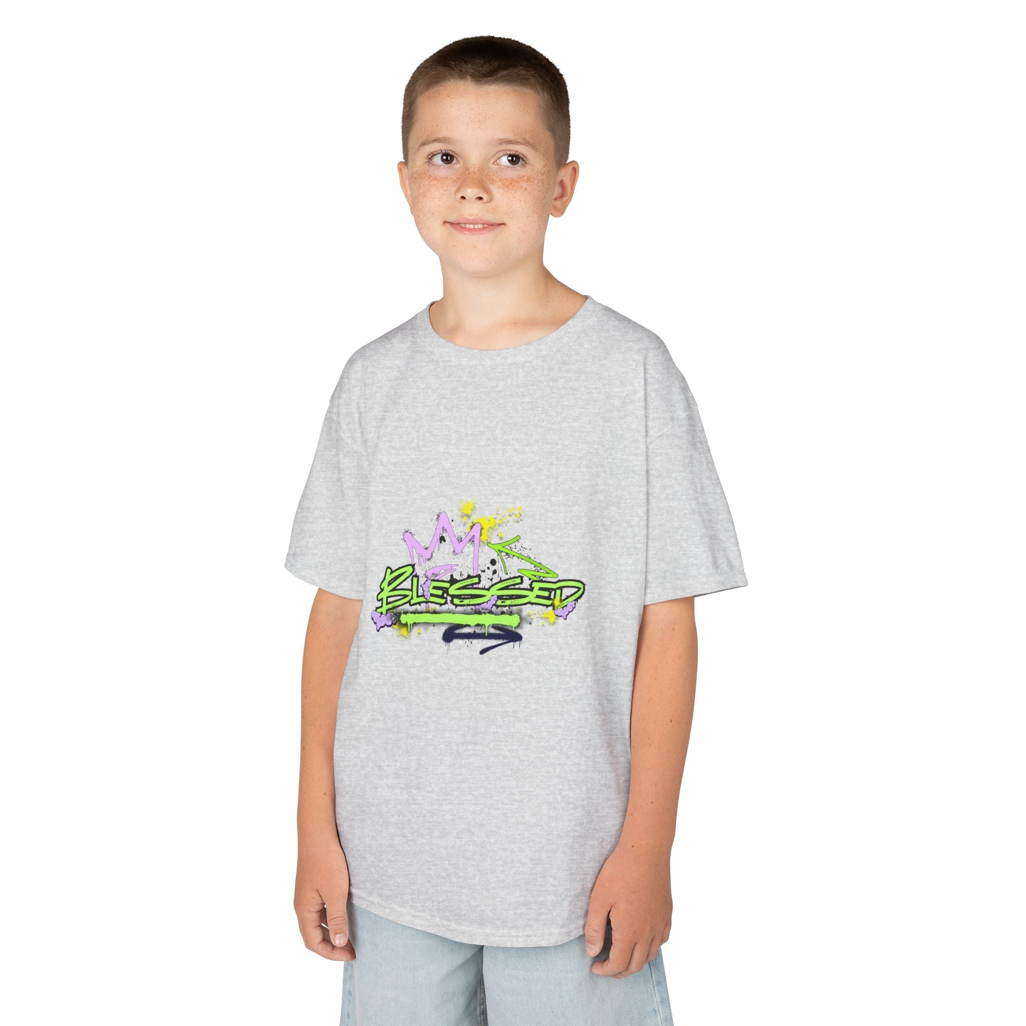 'Blessed' Graffiti - Kids Tee