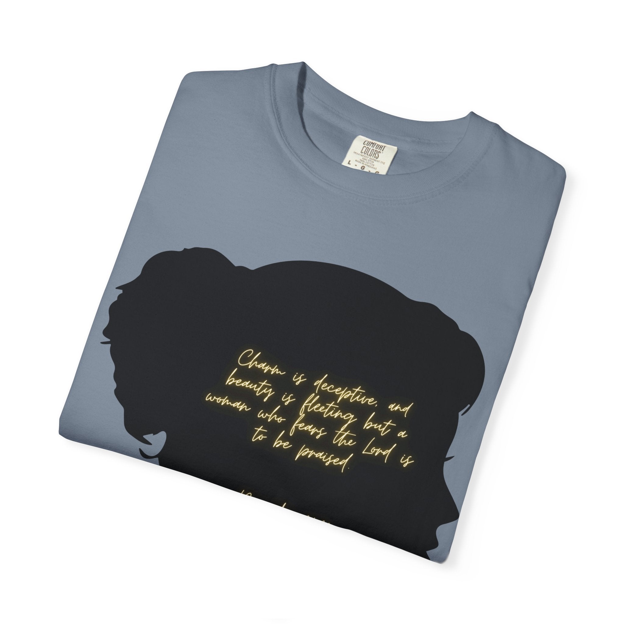 Proverbs 31:30 Gold Scarf - T-Shirt