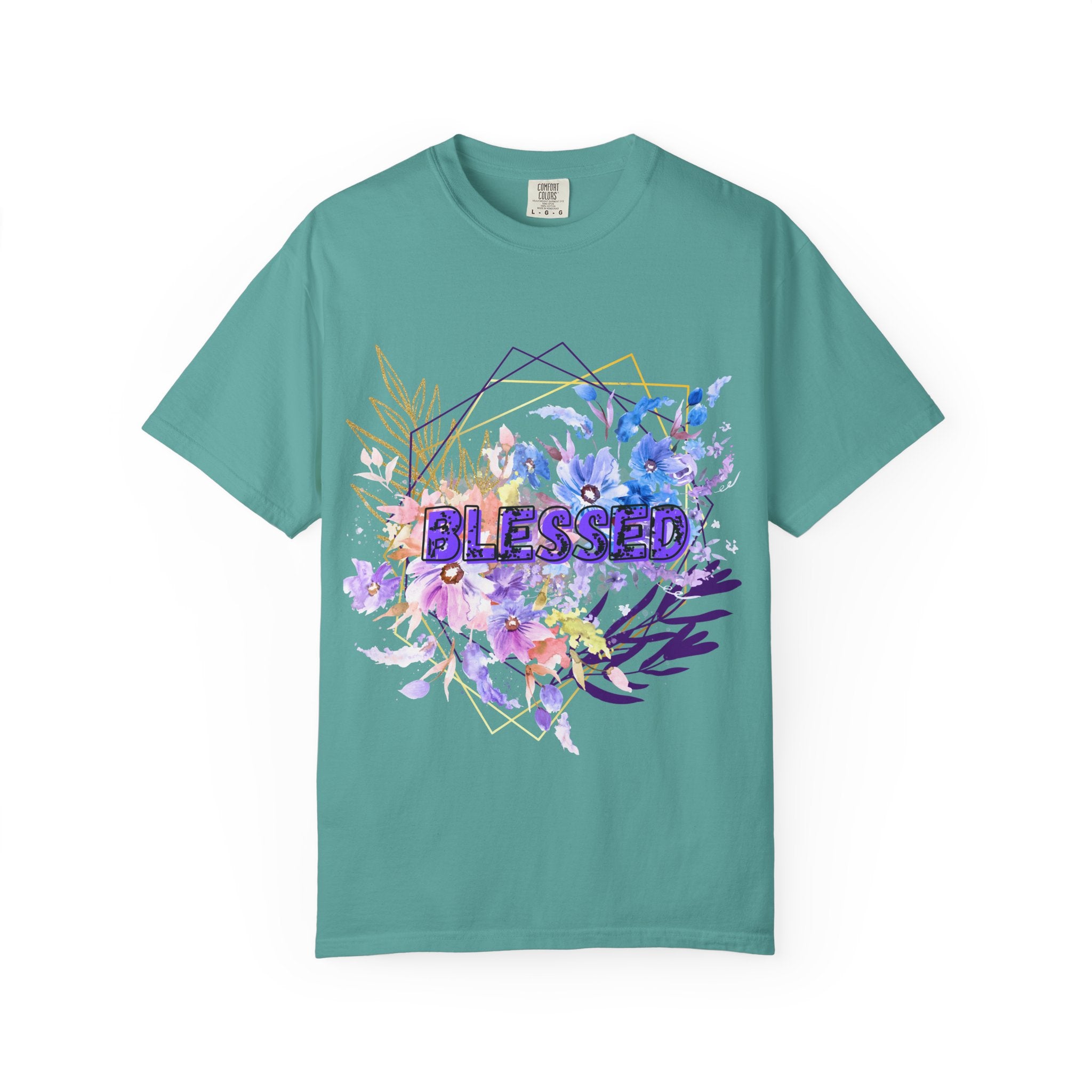 'Blessed'  — Floral T-Shirt