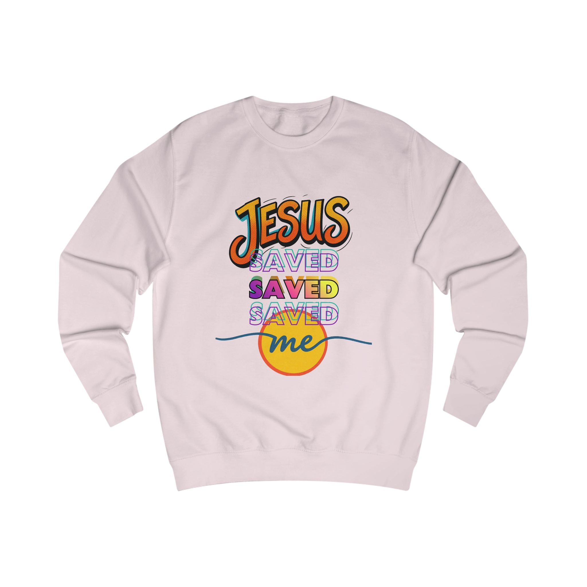 "Jesus Saved Me" — Retro Sweatshirt