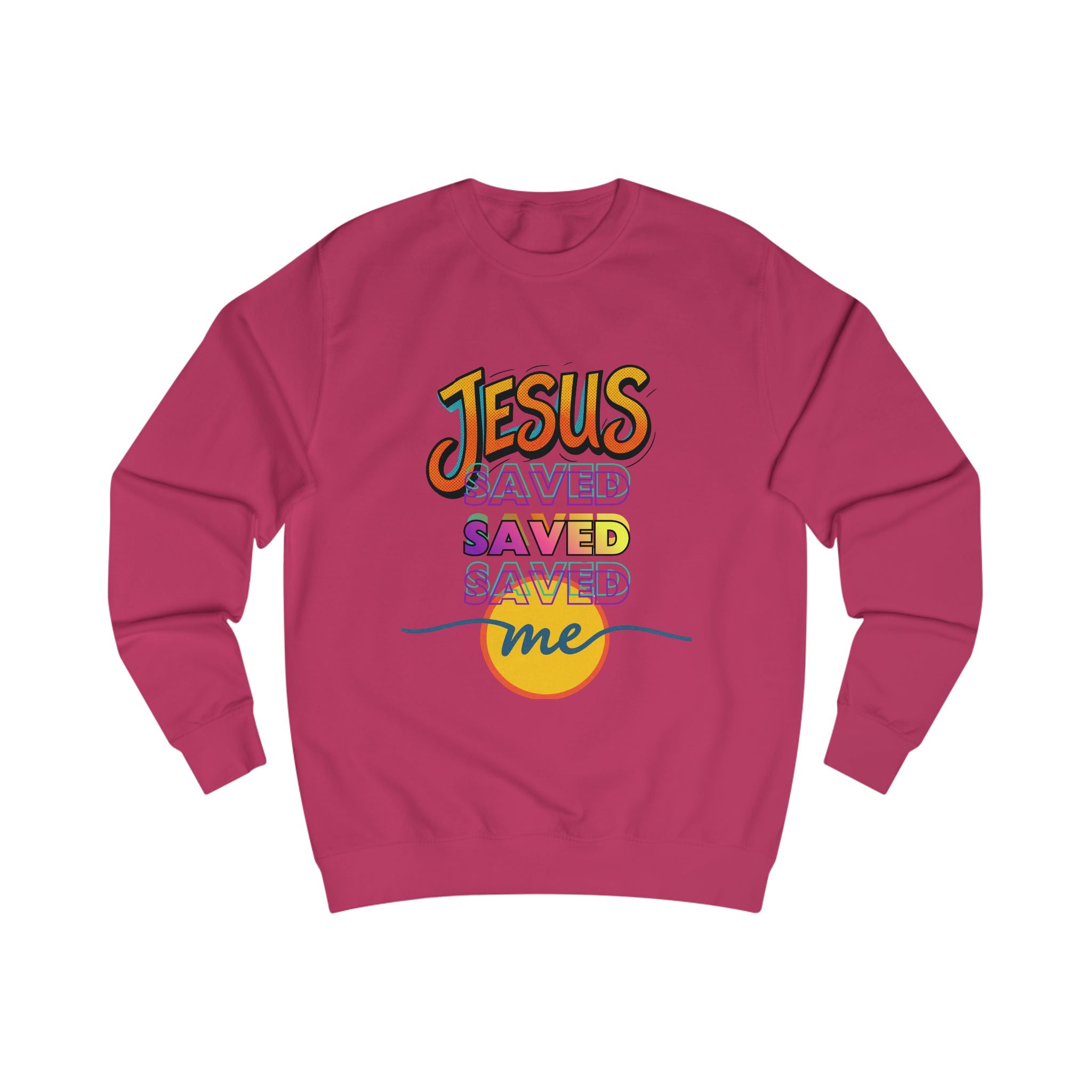 "Jesus Saved Me" — Retro Sweatshirt
