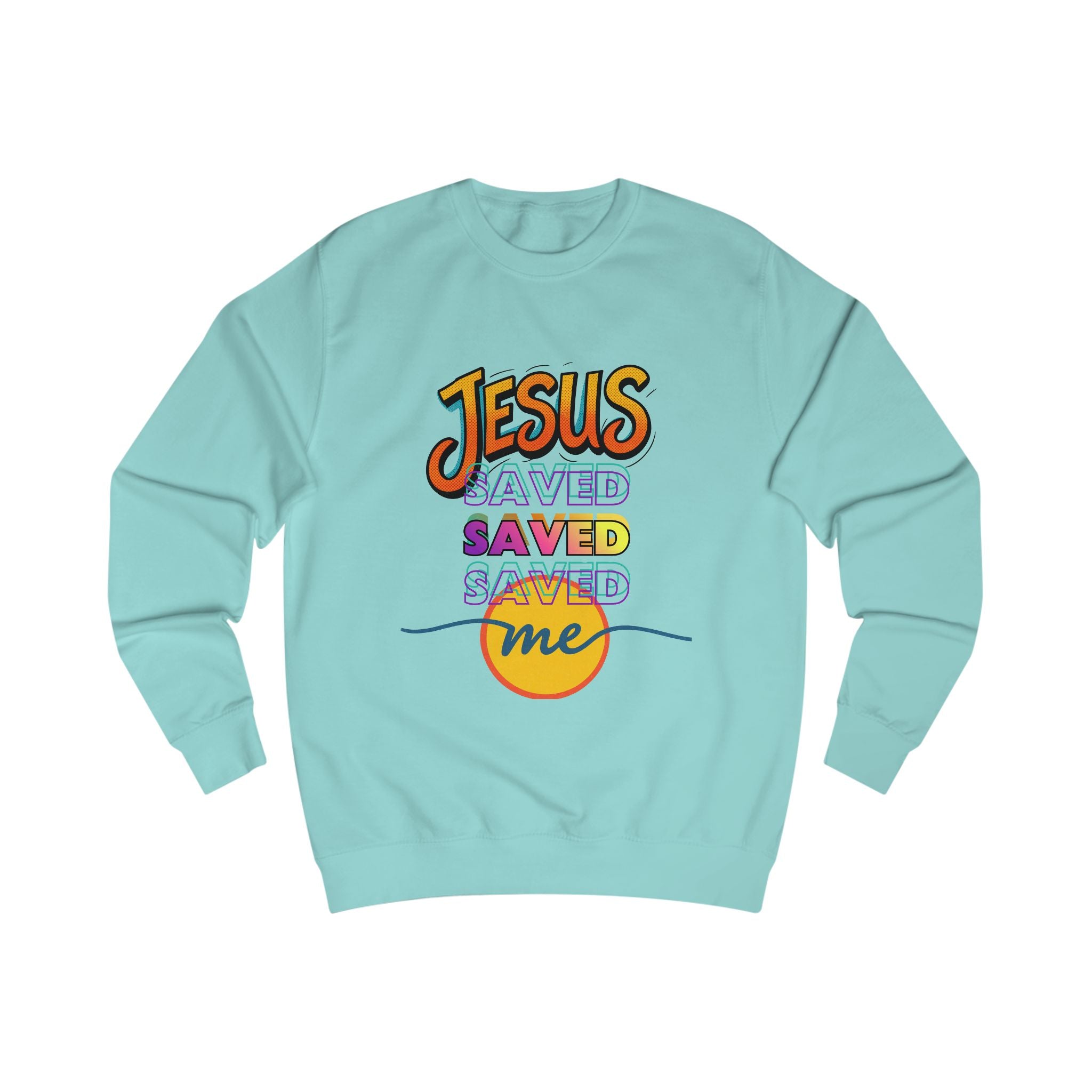 "Jesus Saved Me" — Retro Sweatshirt