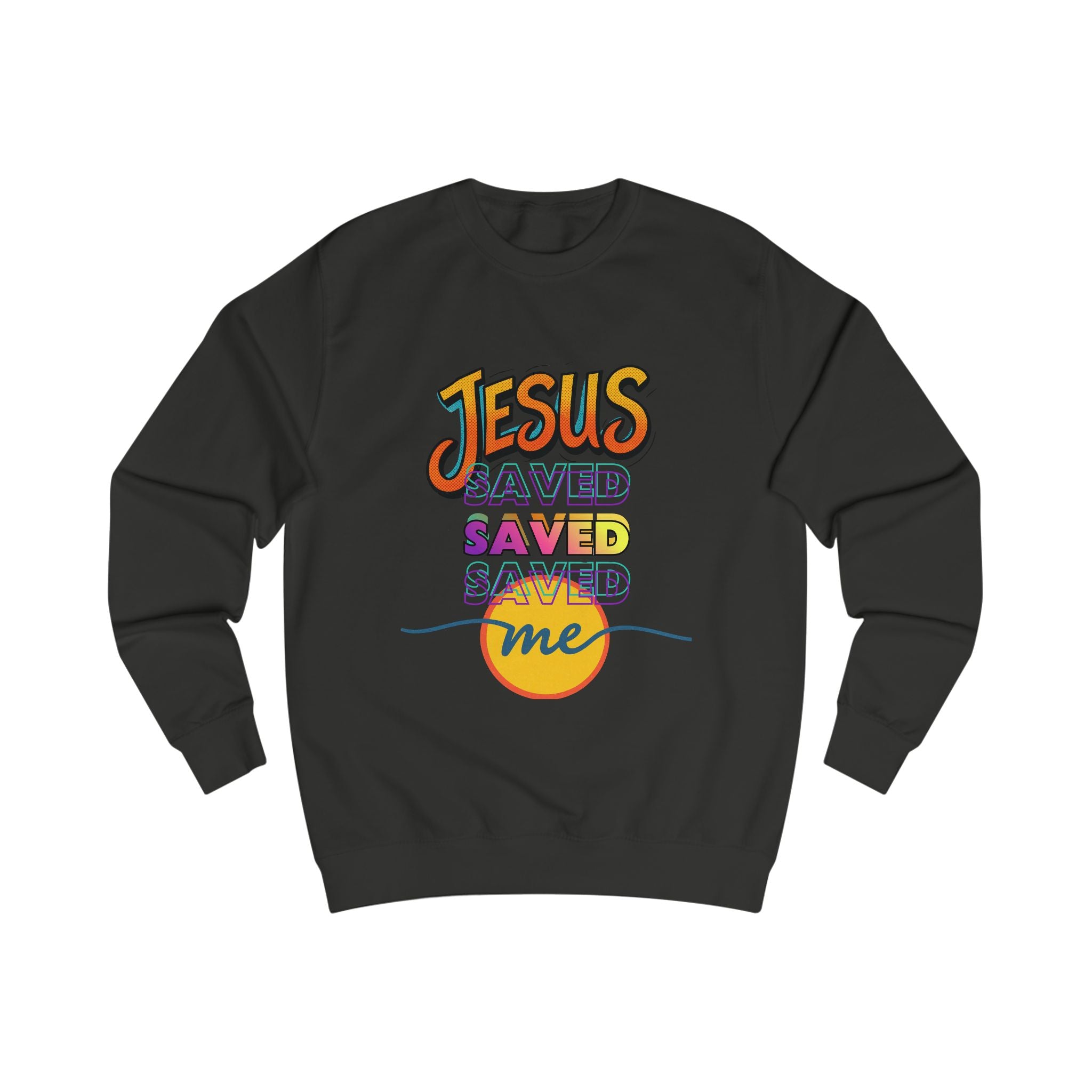 "Jesus Saved Me" — Retro Sweatshirt