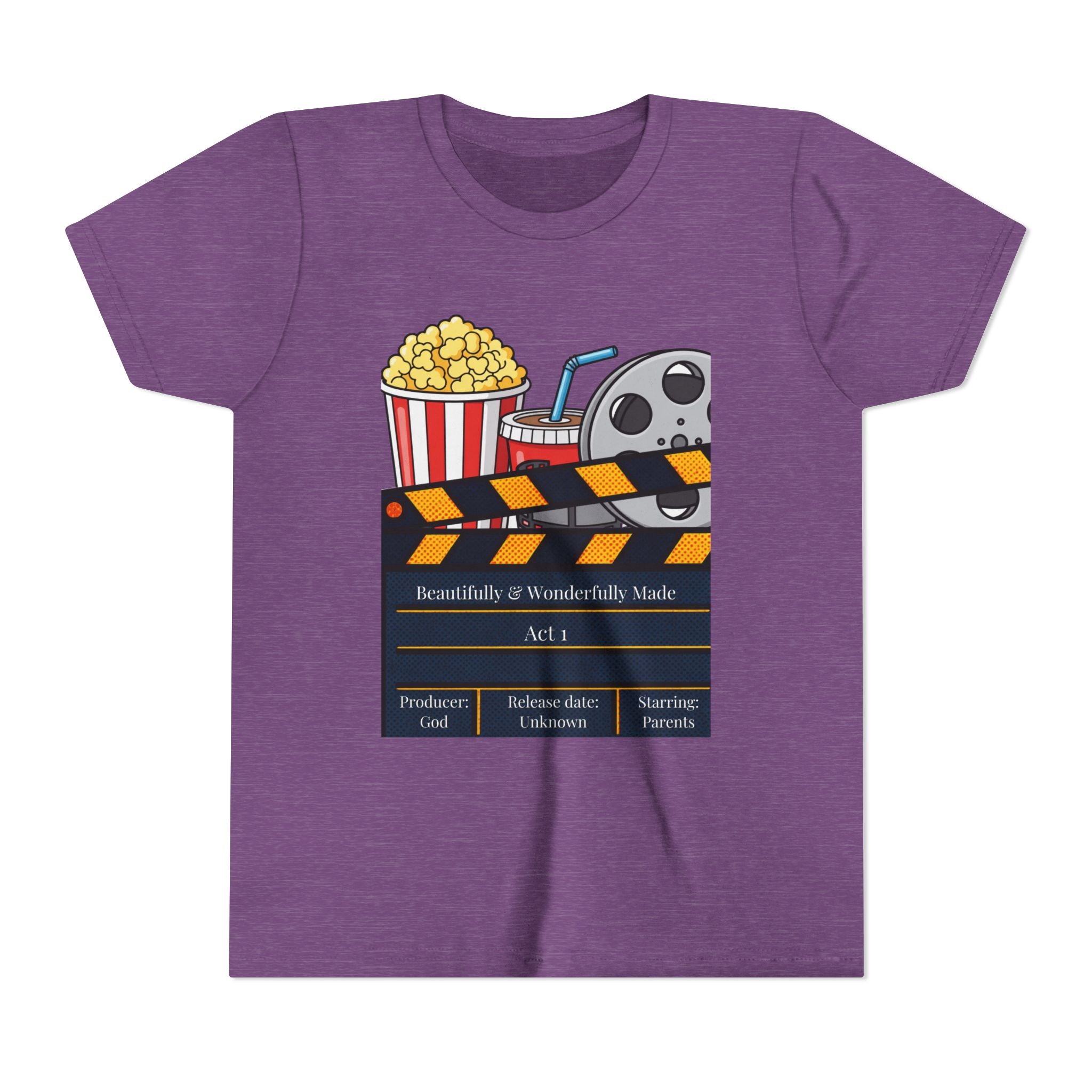'Beautifully & Wonderfully Made'  — Kids Movie Night Tee