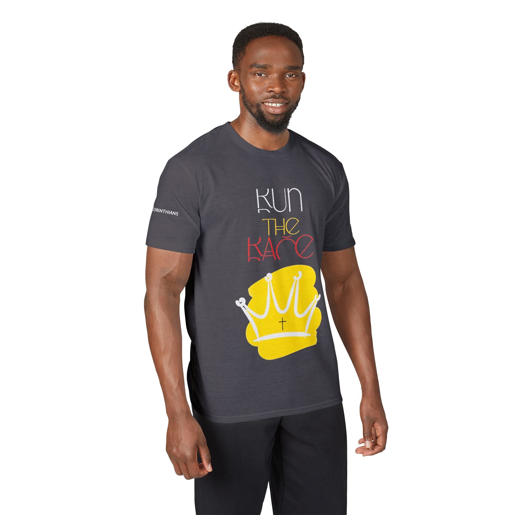 'Run The Race' - Athletic Tee