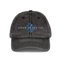 '# Jesus Loves You' Embroidered Vintage Cap