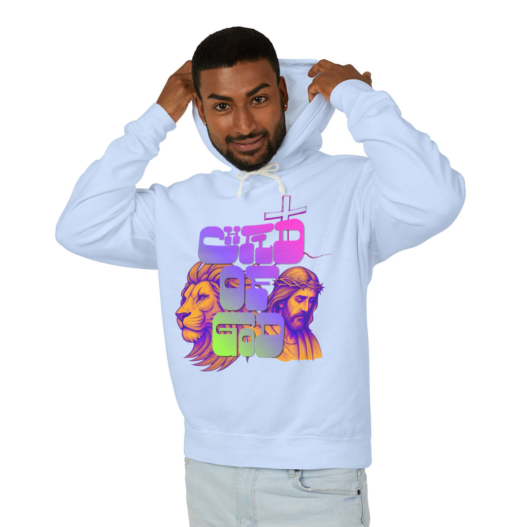 'Child Of God' Lightweight Hooded Sweatshirt