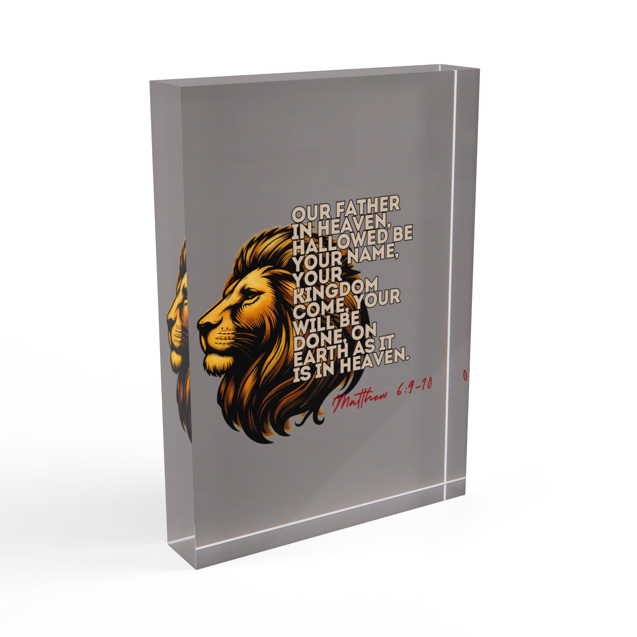 Matthew 6:9-10 Photo Block