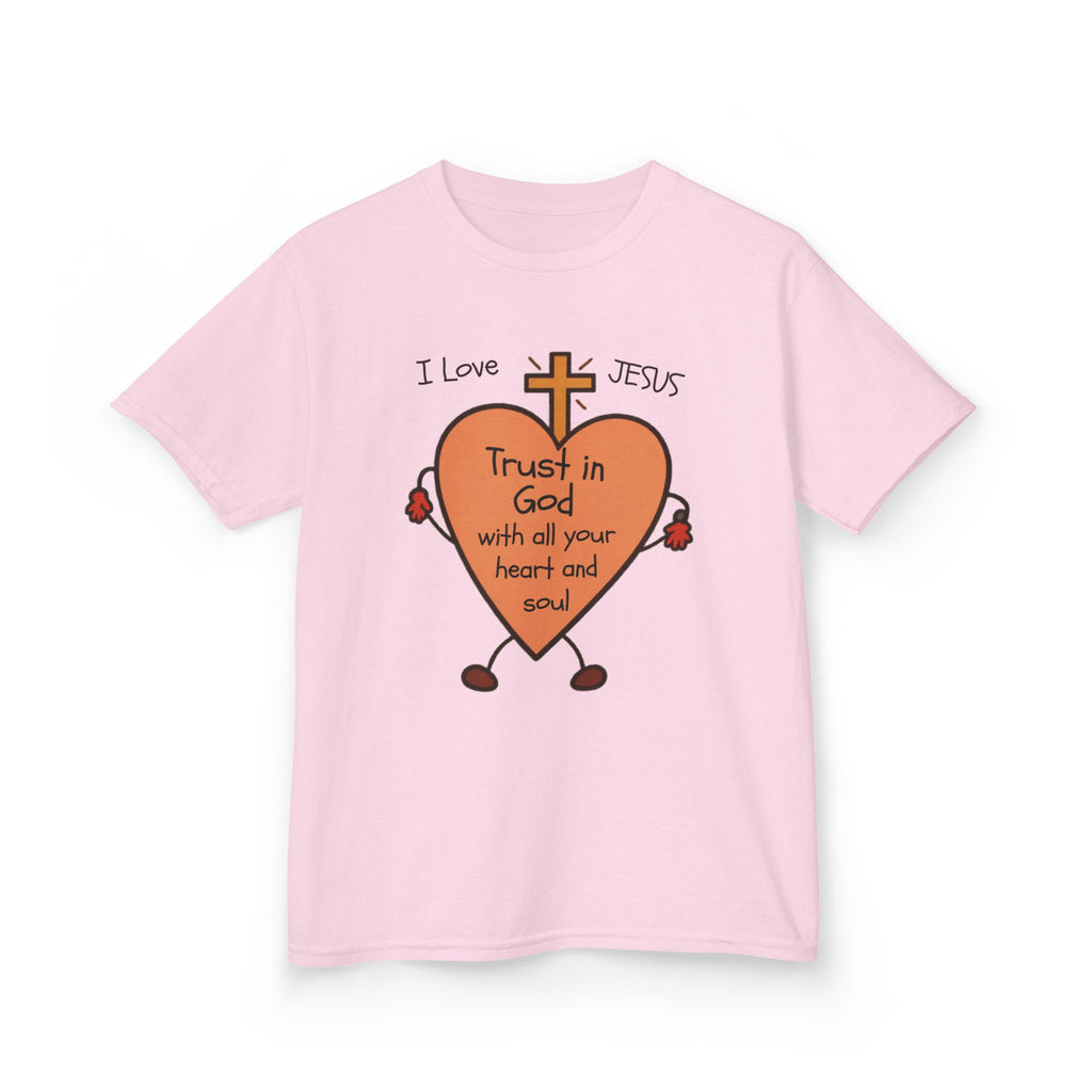 "Trust In God With Your Heart and Soul" - Kids Tee
