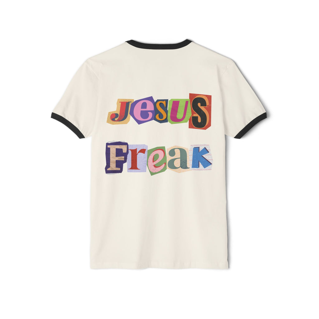 Unashamed Jesus Freak Vintage Ringer Tee