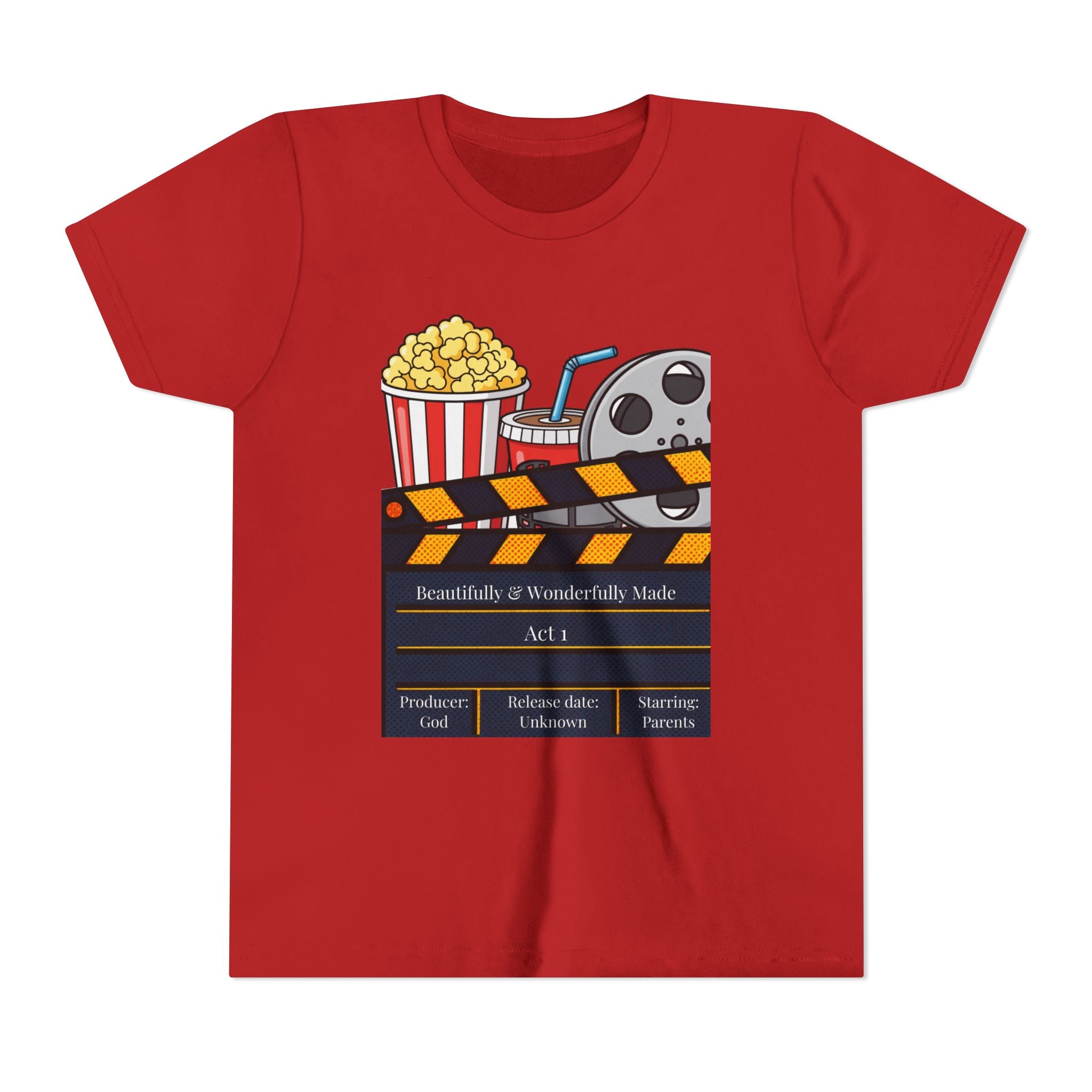 'Beautifully & Wonderfully Made'  — Kids Movie Night Tee