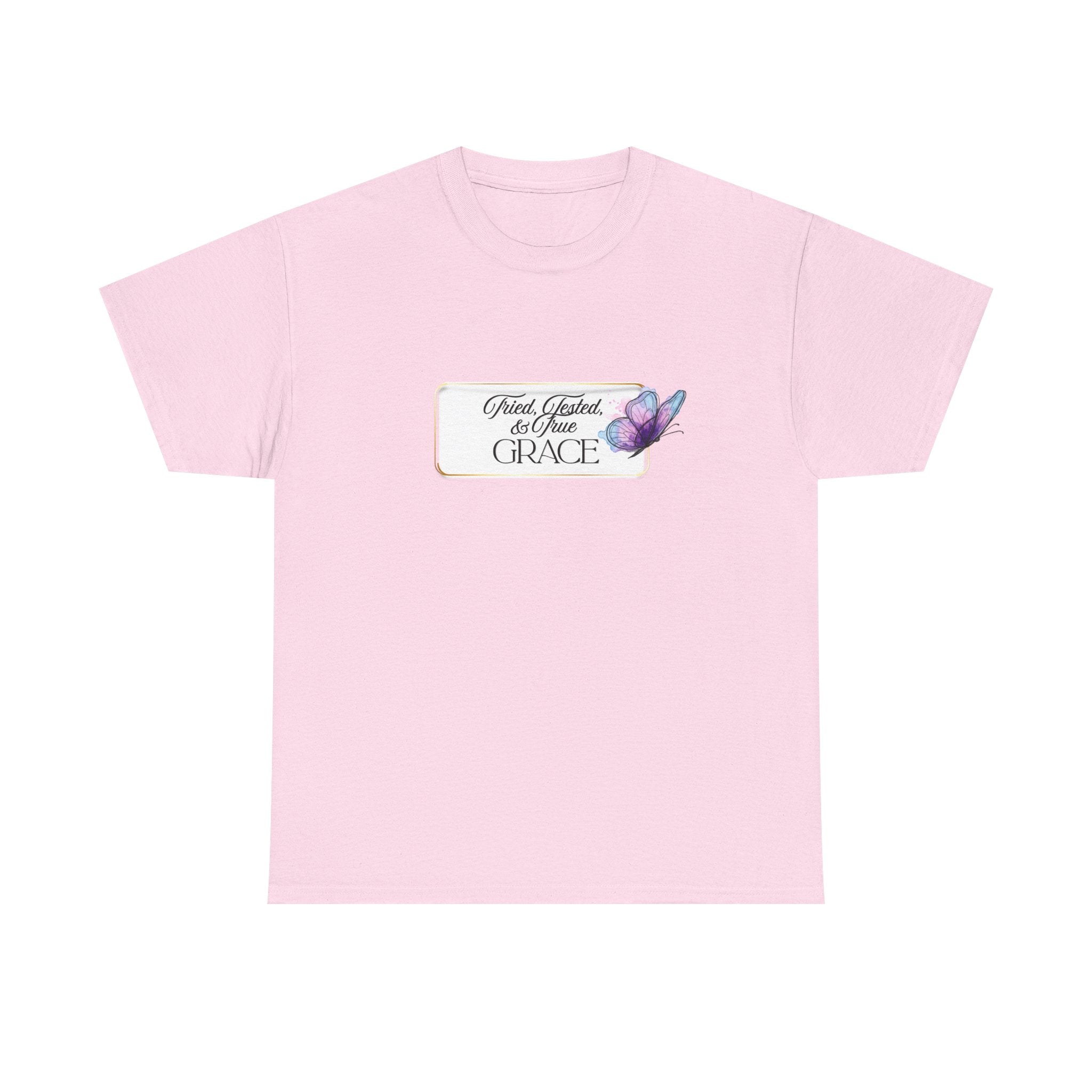 "Tried, Tested, & True Grace" book tee