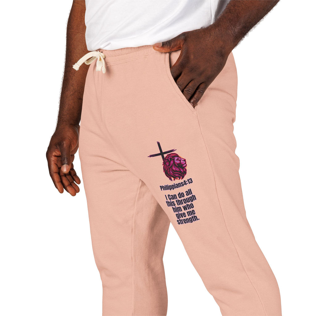 Philippians 4:13: Fleece Joggers