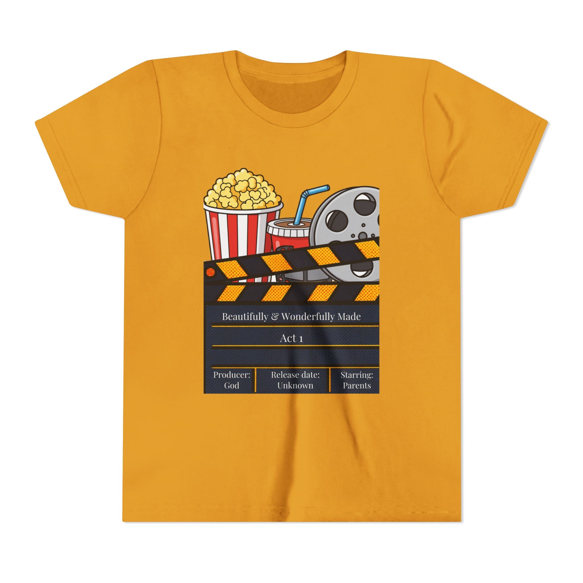 'Beautifully & Wonderfully Made'  — Kids Movie Night Tee