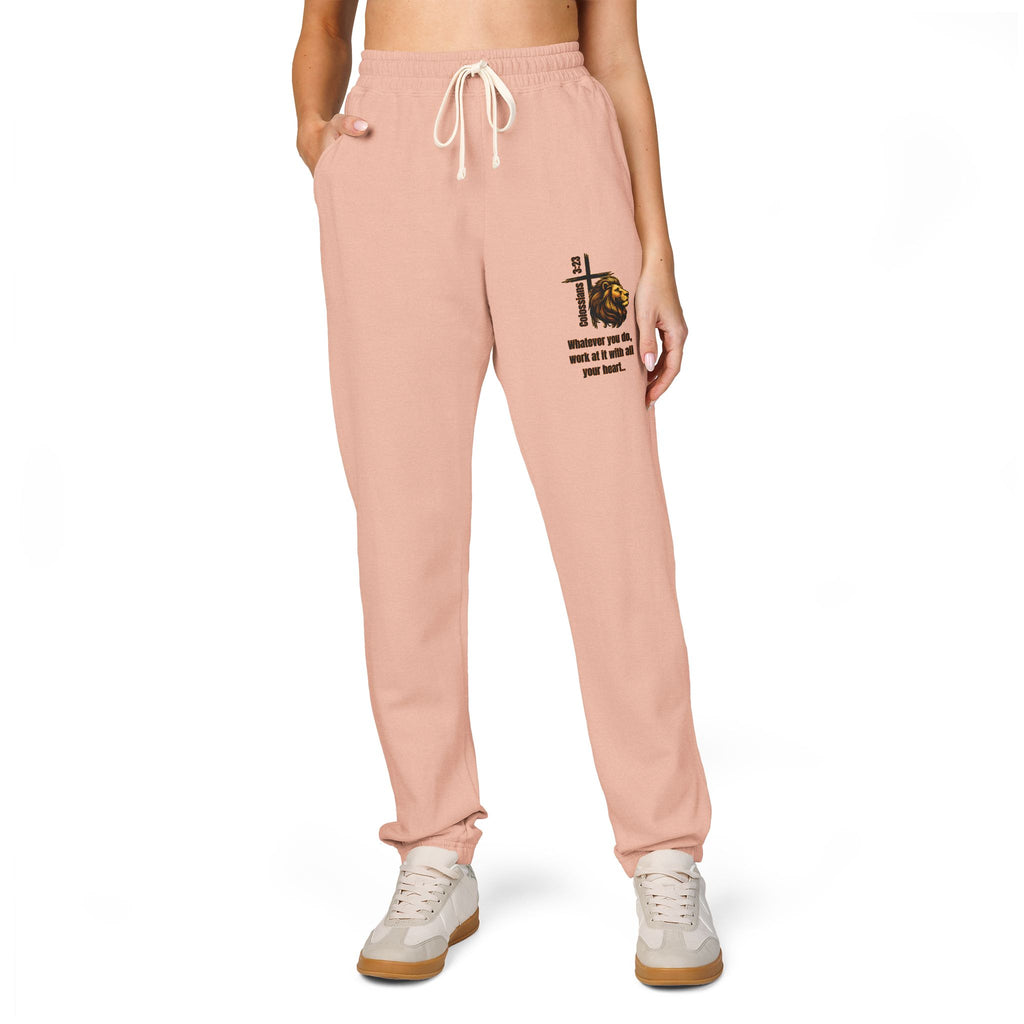 Colossians 3:23: Fleece Joggers