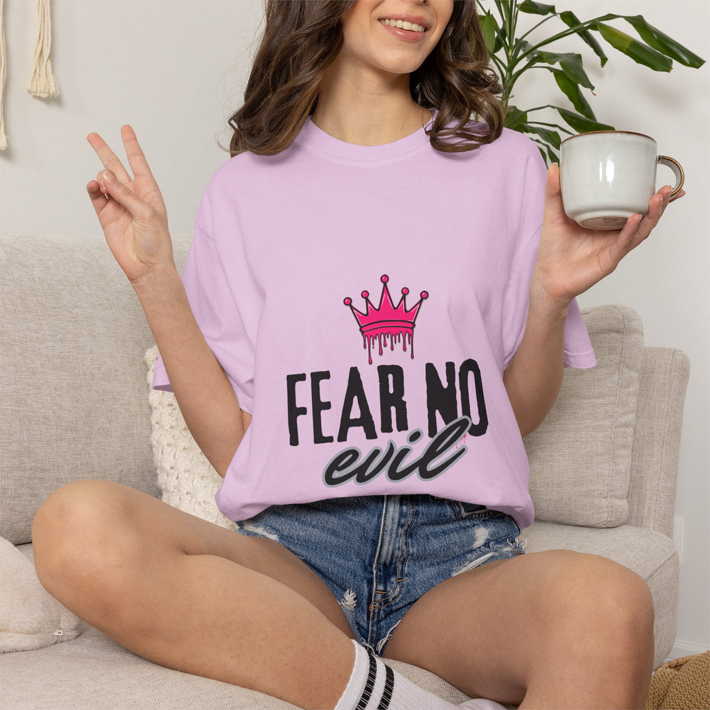 'Fear No Evil' Crown Pink
