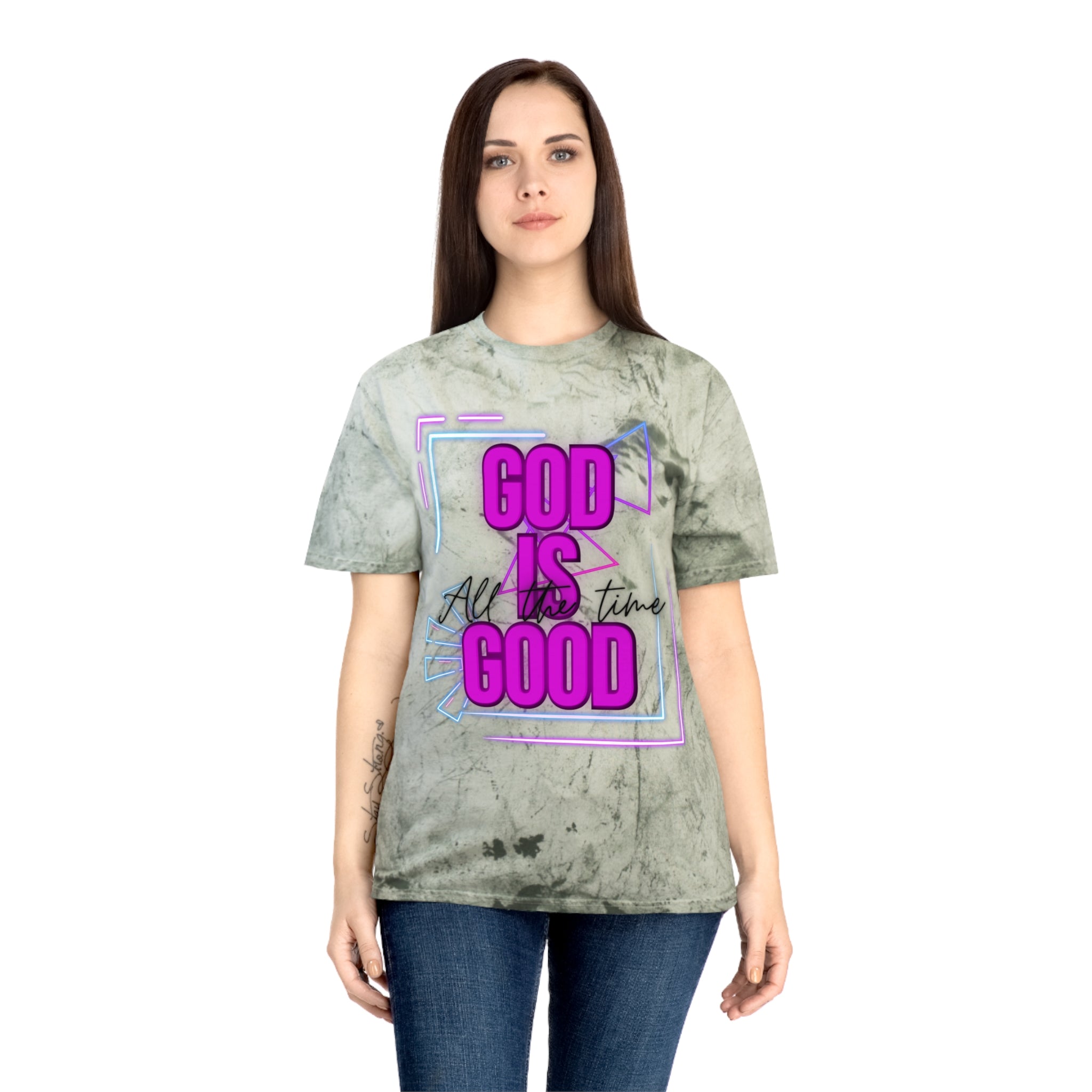 'God Is Good All The Time' — Retro Neon