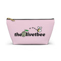 Pink 'theOlivetbee' — Travel Cosmetic Bag