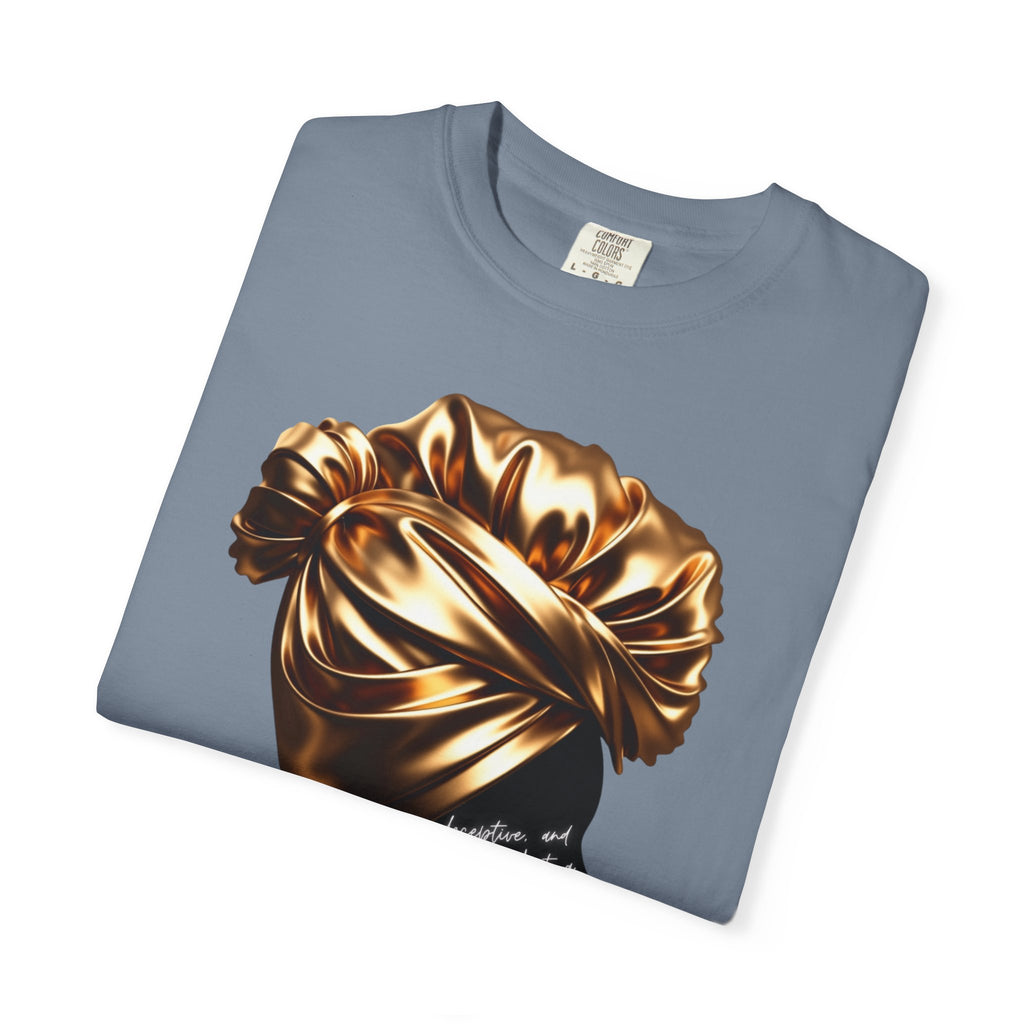Proverbs 31:30 Gold Headwrap- T-Shirt