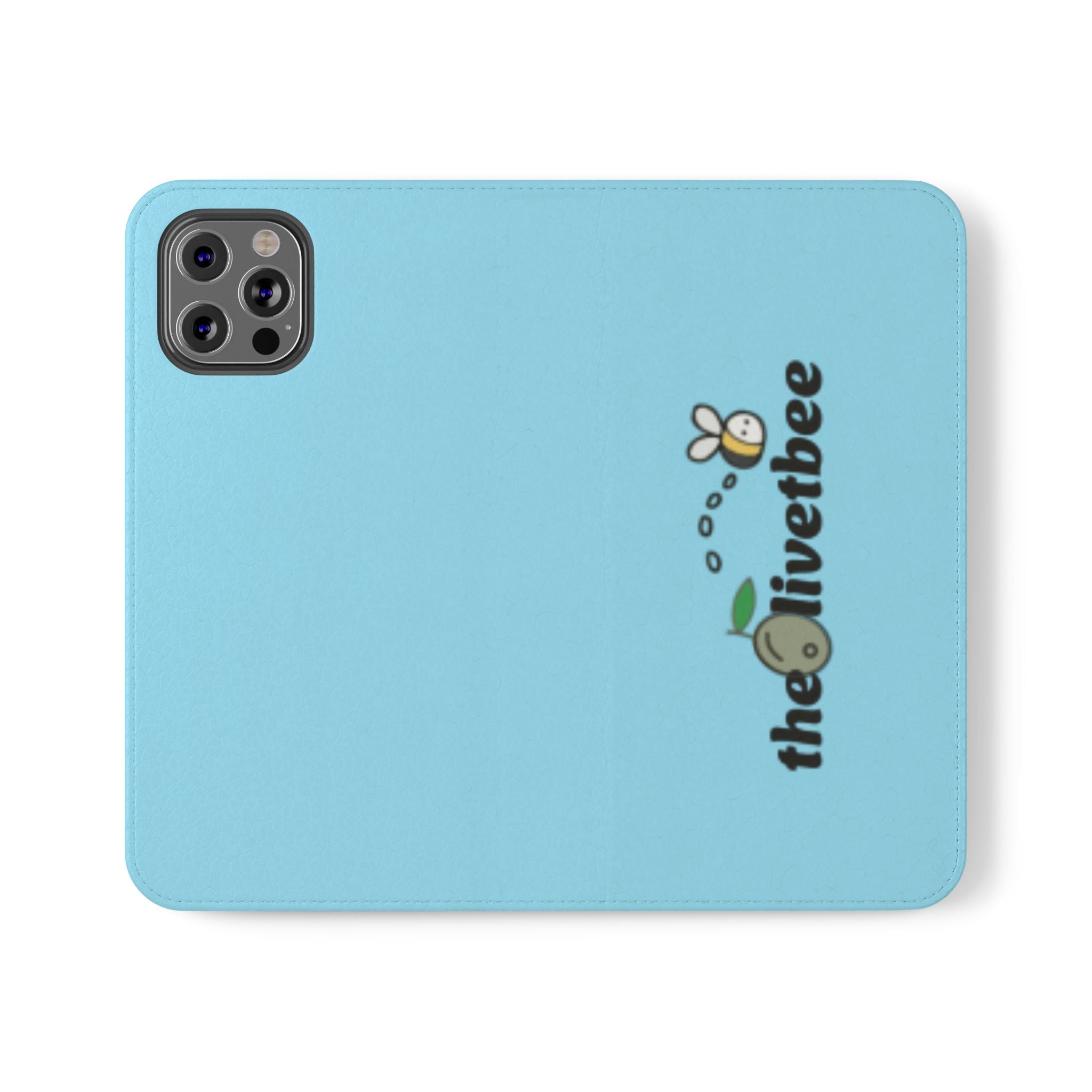 Blue 'theOlivetbee' Flip Phone Case