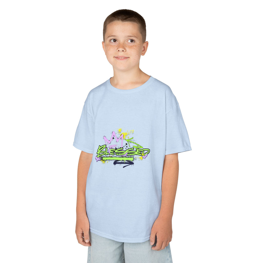 'Blessed' Graffiti - Kids Tee