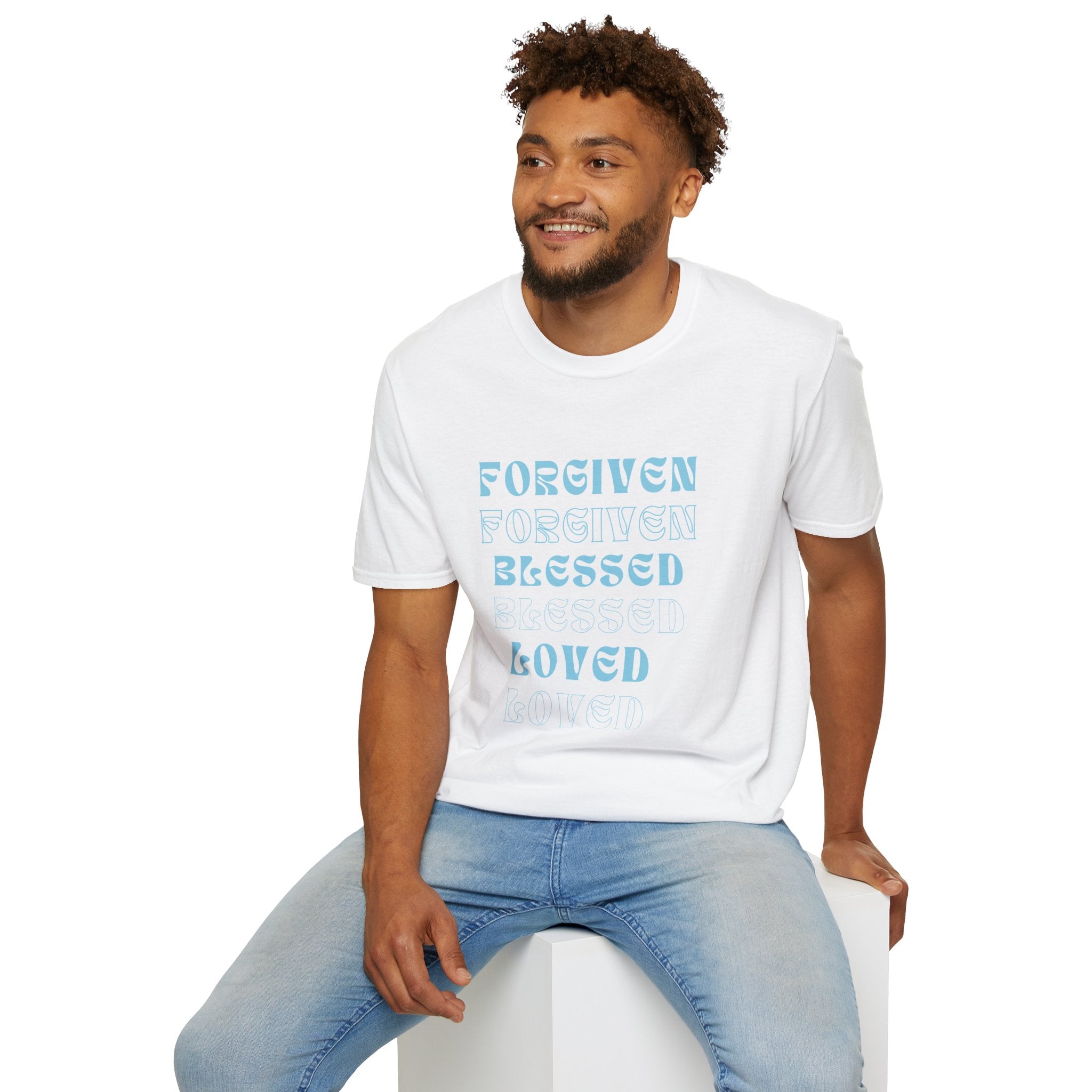 Forgiven, Blessed, Loved — Tee