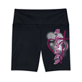 'Blessed' Heart & Cross -  Women's Workout Shorts