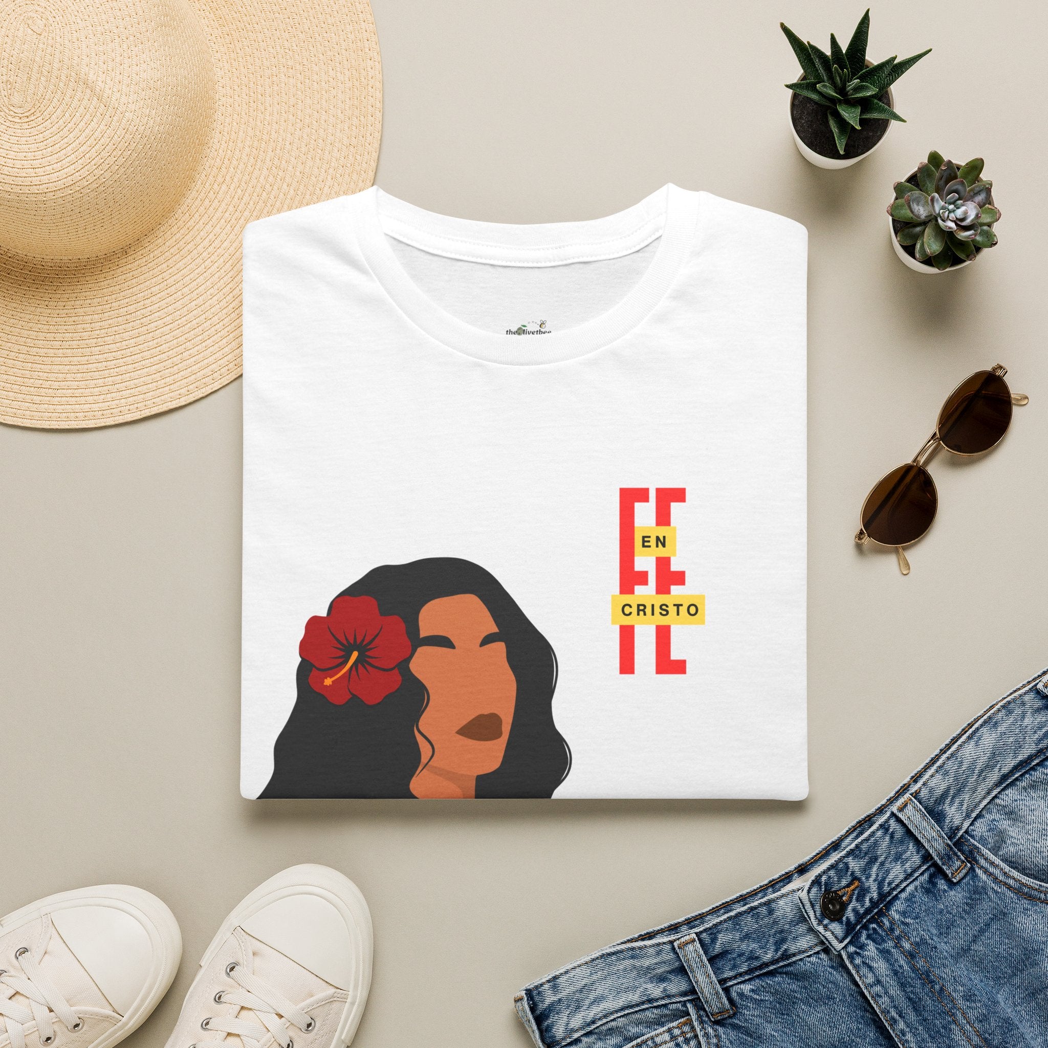 'Fe en Cristo': Hermosa & Valiente — Tee