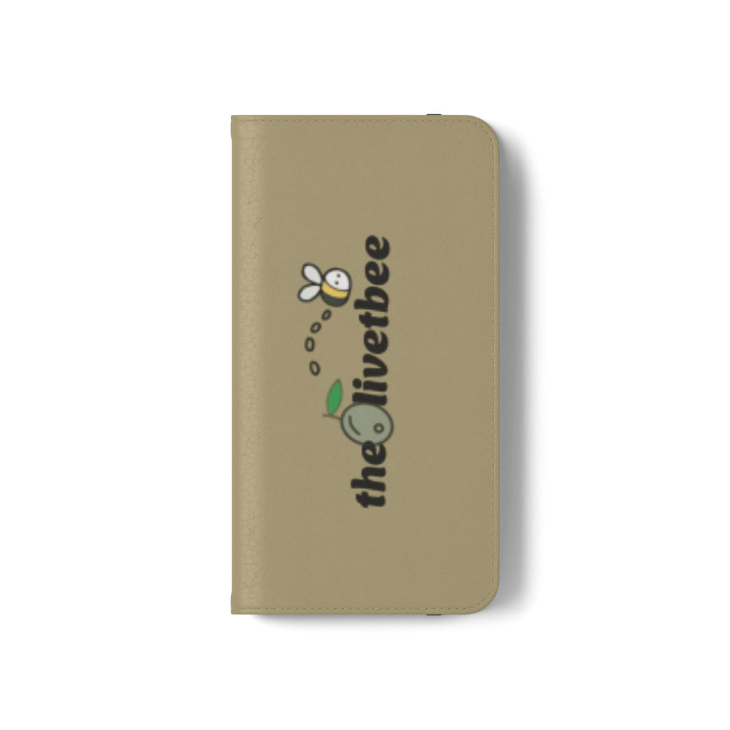 Flip Case Phone Wallet — 'theOlivetbee' Logo Folio Cover with Card Slots