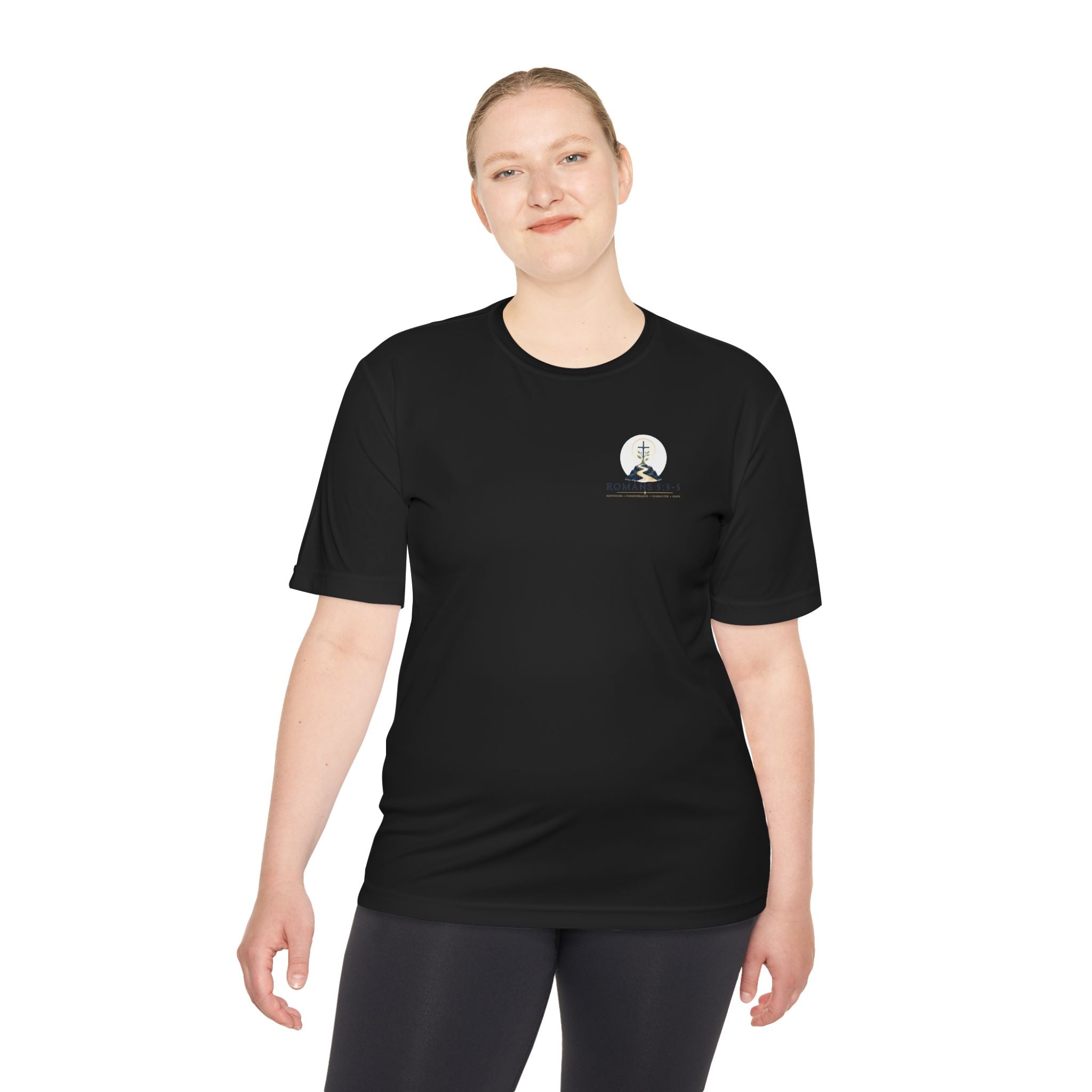 Romans 5:3-5 Christian workout T-Shirt